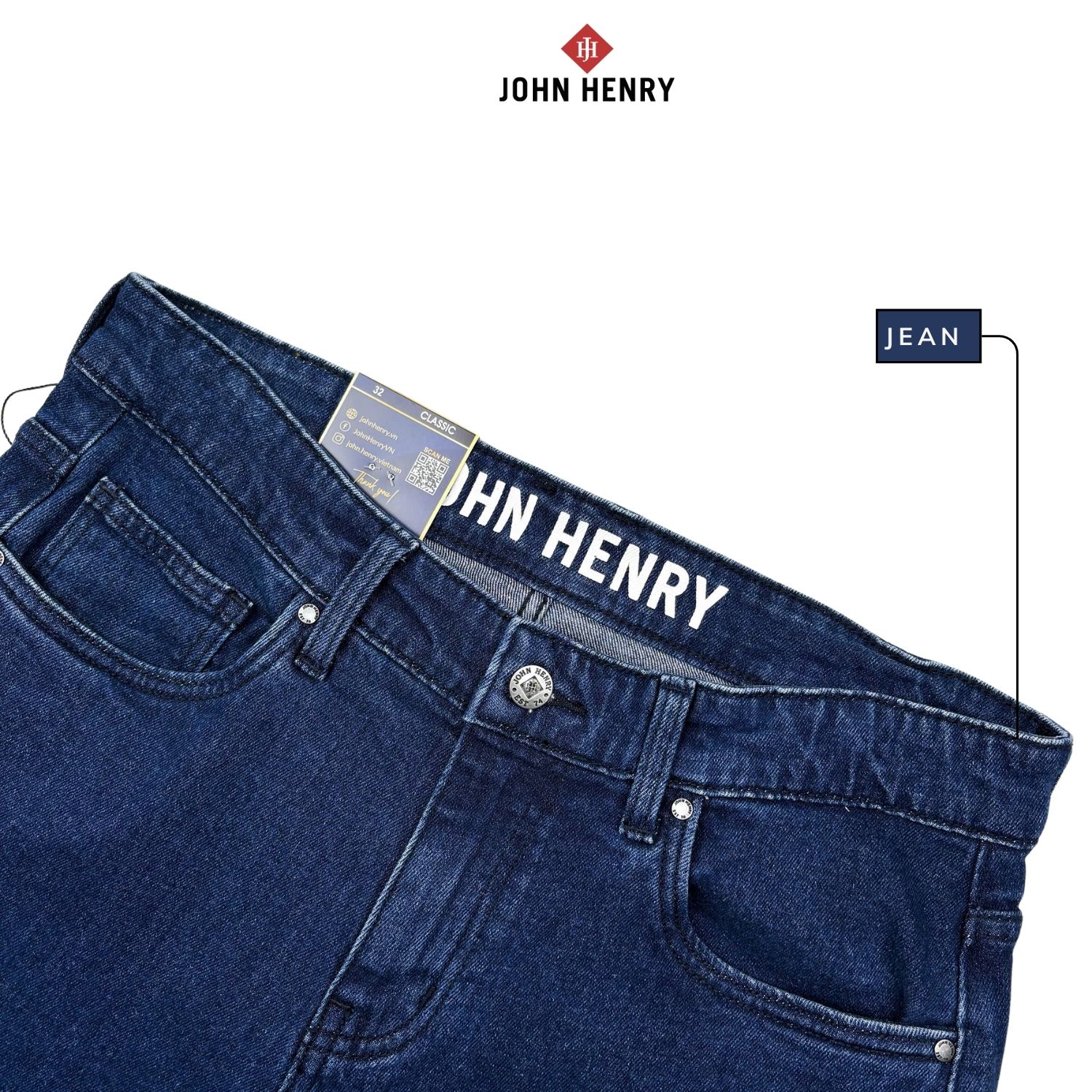 Quần Jean Dài Nam Form Rộng Trẻ trung, năng động JN26SS09T-CL - Classic