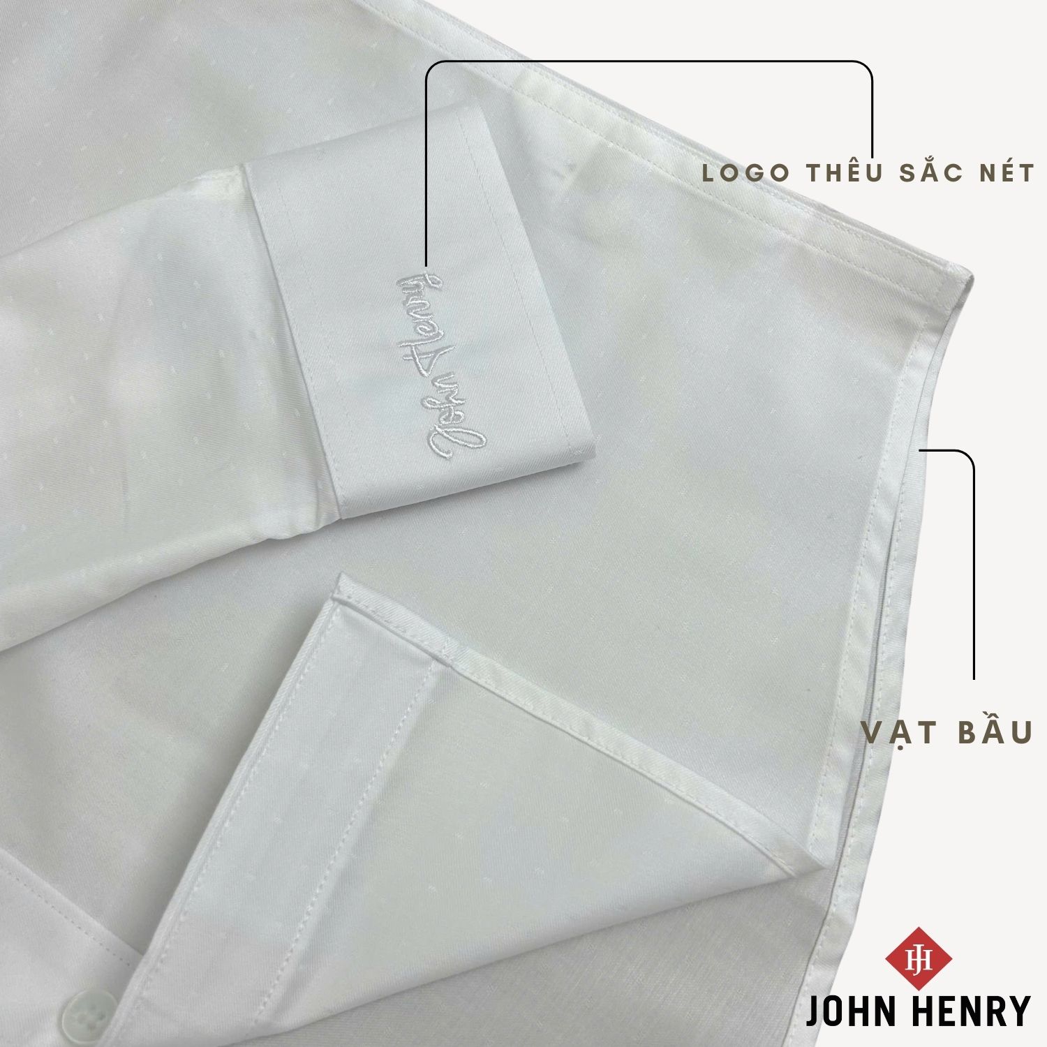 Áo Sơ Mi Nam Tay dài John Henry WS25SS18C-LD