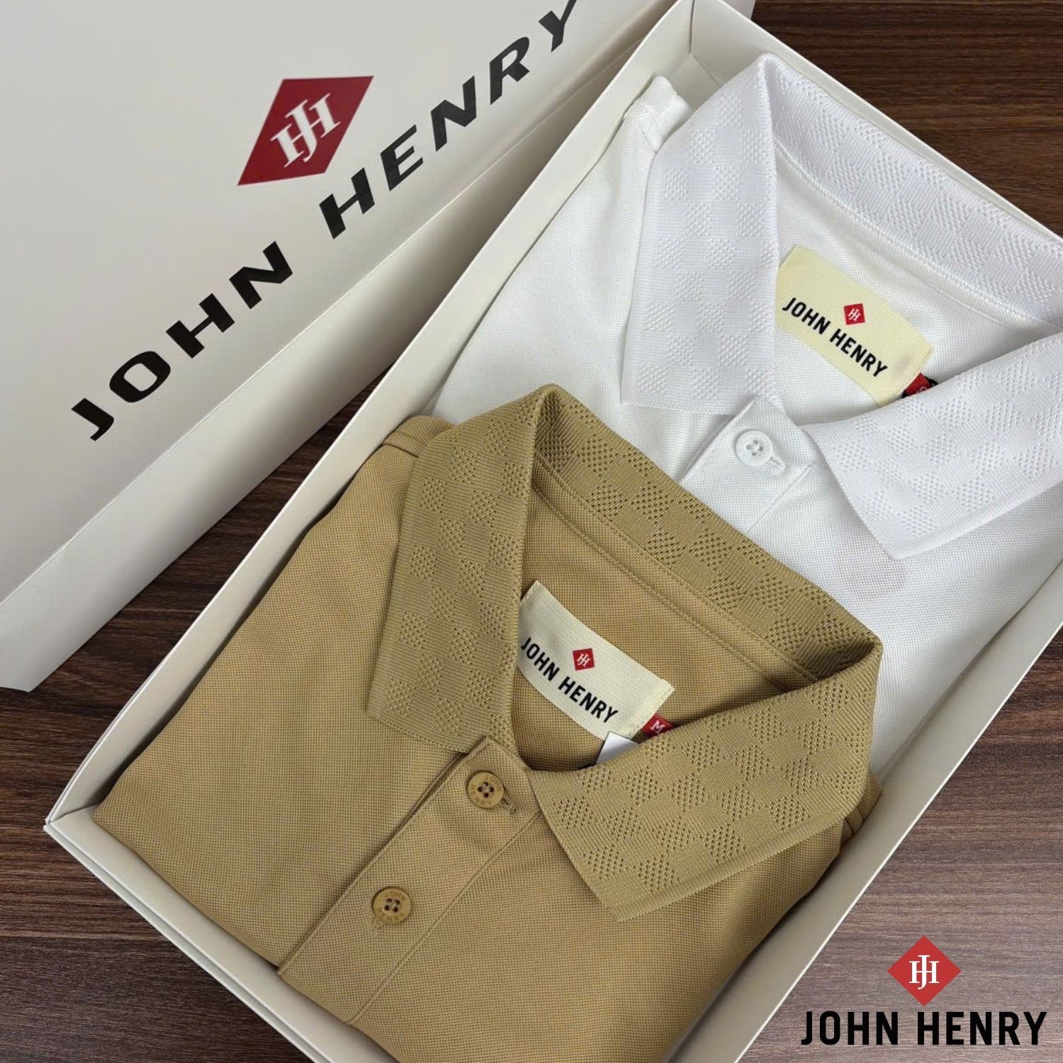 Áo Polo Nam John Henry  Form Vừa Tay Ngắn - KS25SS35T