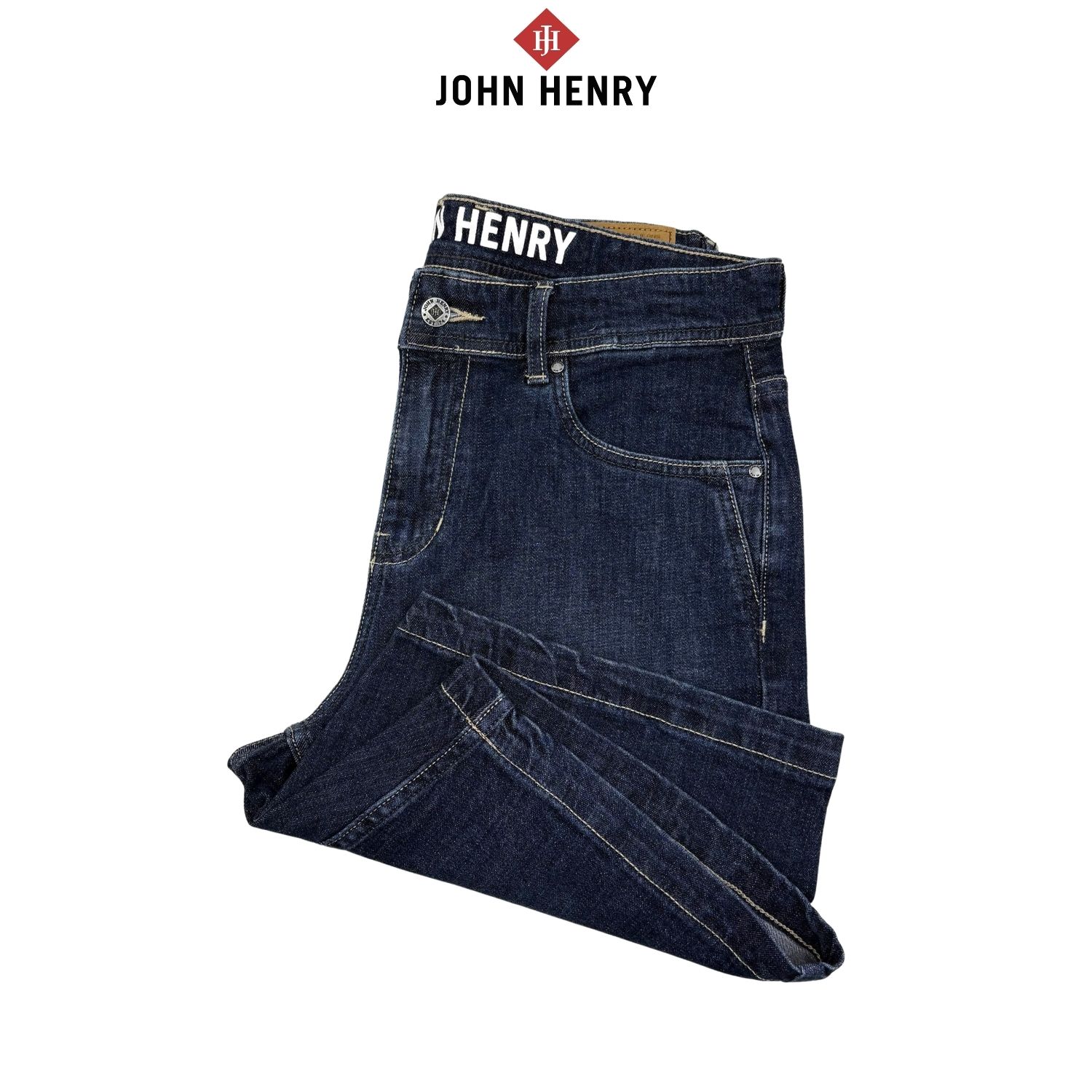 Quần Short Jean Nam John Henry Trẻ Trung Năng Động SP25FH31C-AKJN