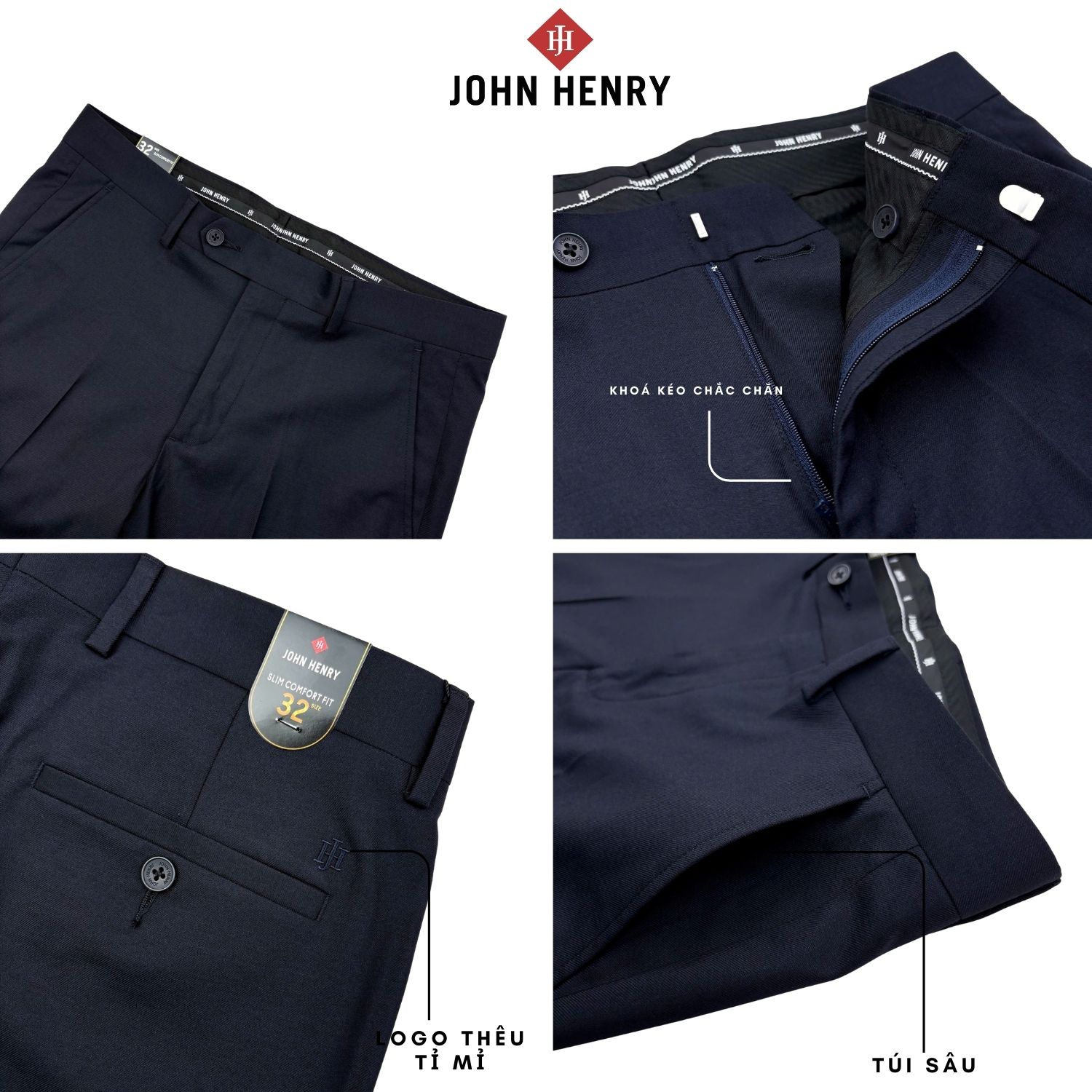 Quần Tây Nam Form Ôm Vừa DP26SS09C-NMSC