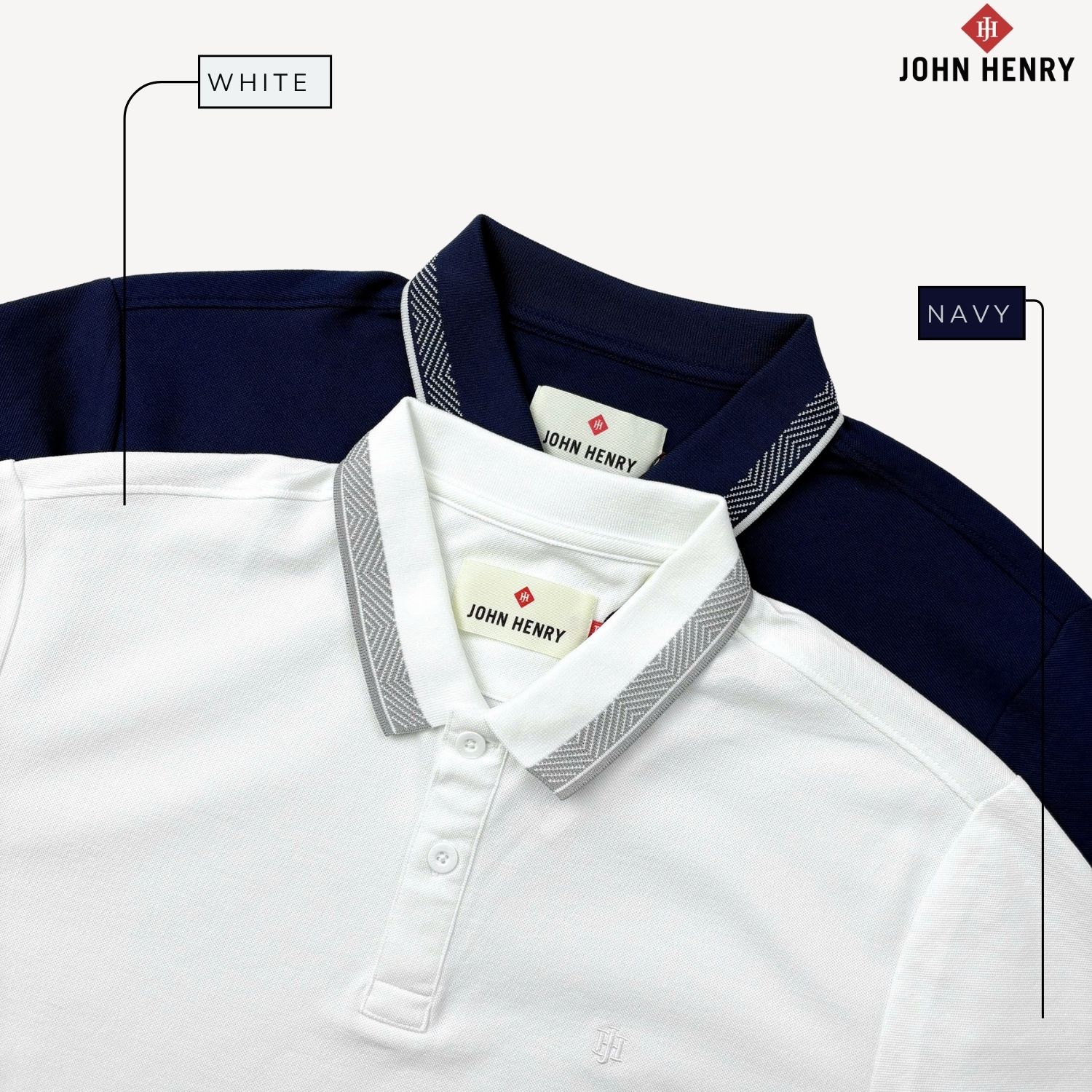 Áo Polo Nam Ngắn Tay John Henry  Form Vừa KS25SS15C-SC