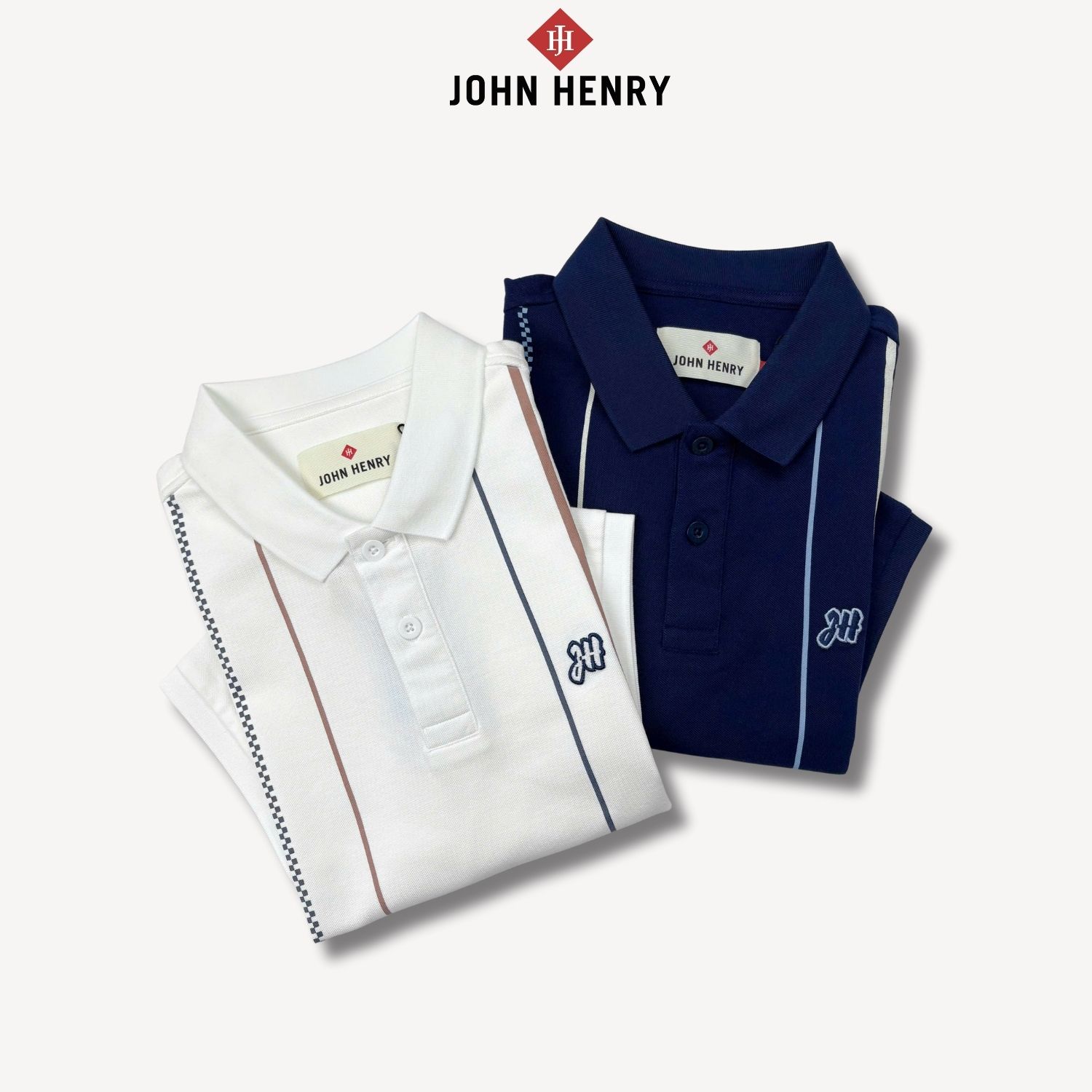 Áo Polo Nam Ngắn Tay John Henry  Form Vừa KS25SS12P-SC