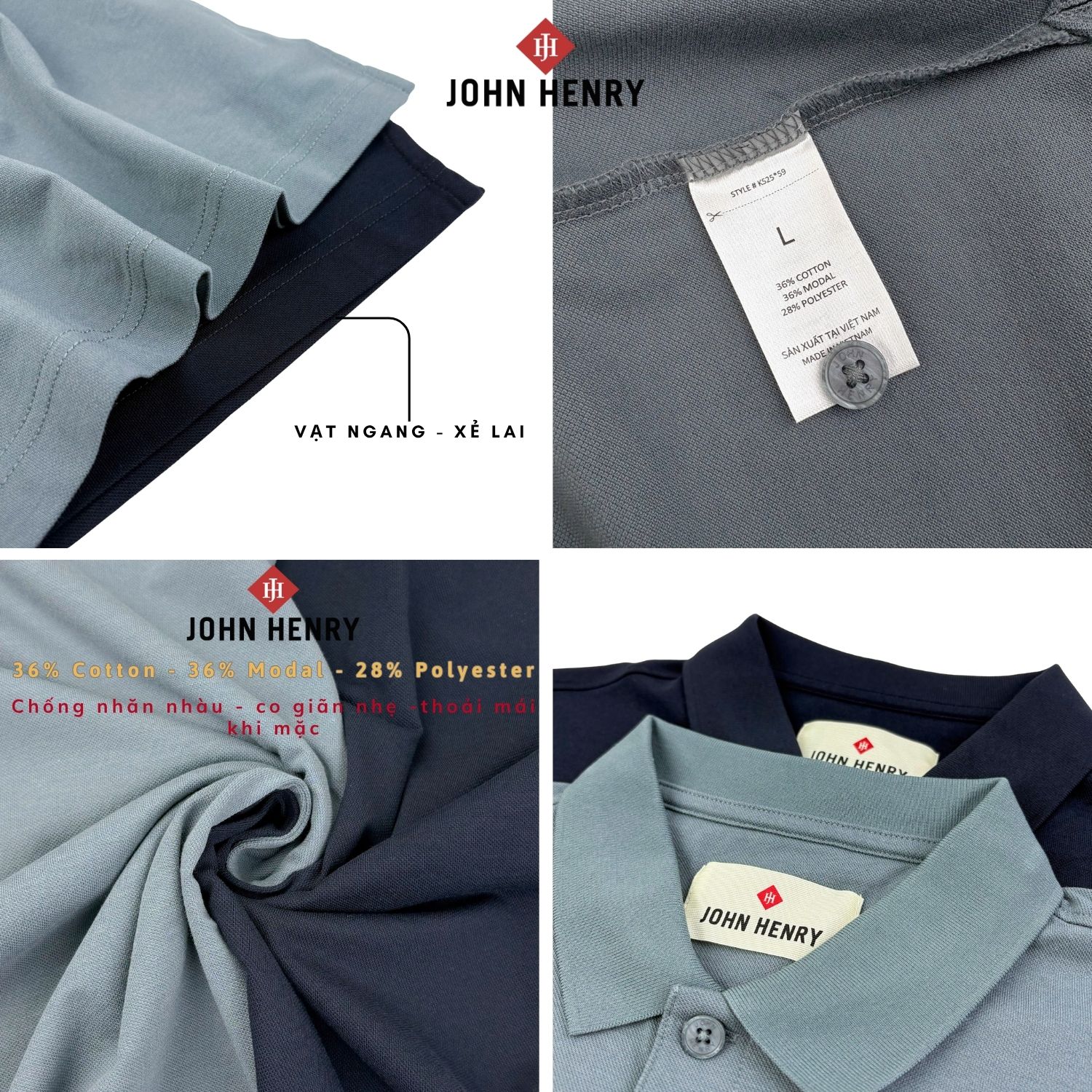 Áo Polo Nam Form Ôm Tay Ngắn KS25FH59C-SC