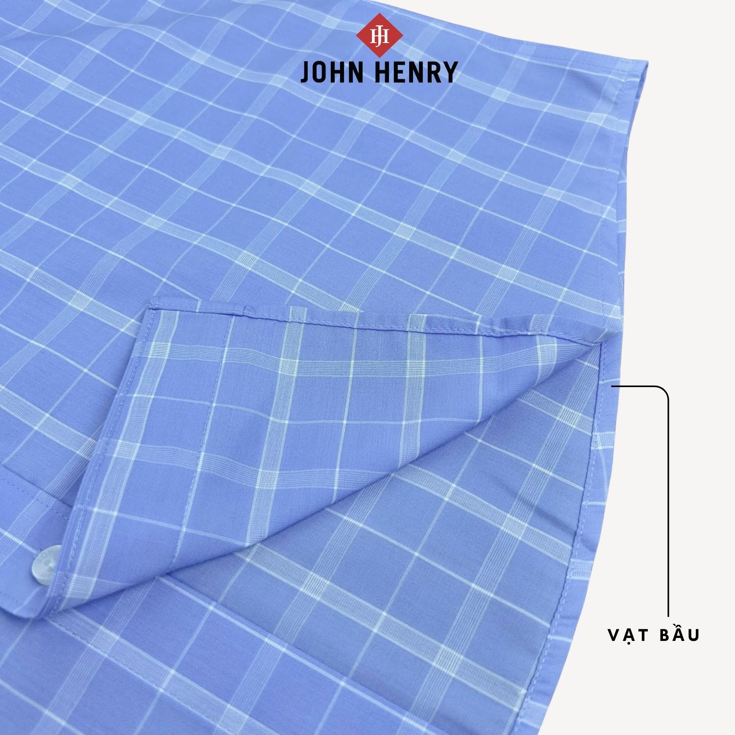 Áo Sơ Mi Nam Ngắn Tay John Henry Form Ôm WS25SS50T-SD