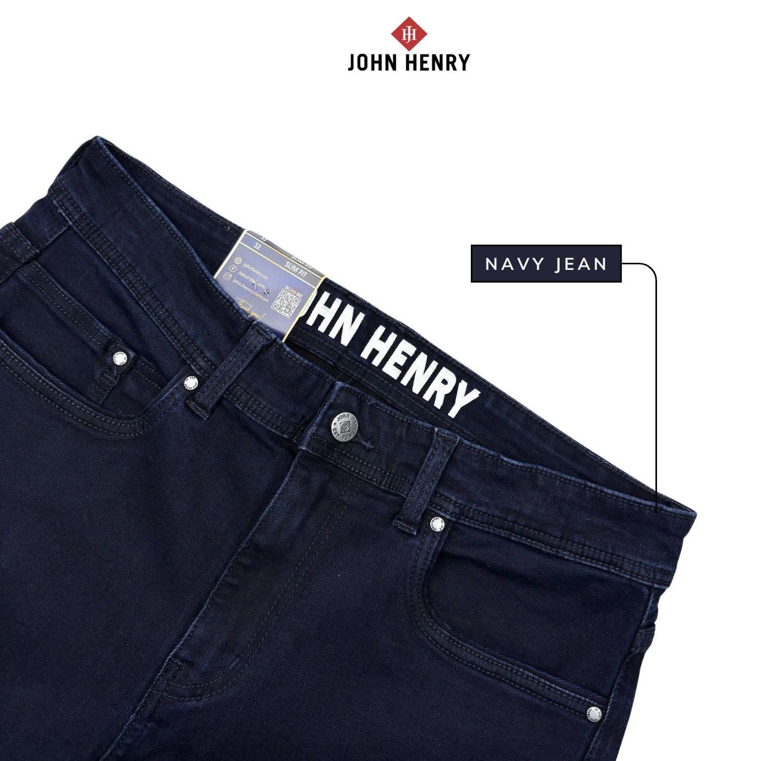 Quần Jeans Nam Form Ôm JN26SS01C-SL