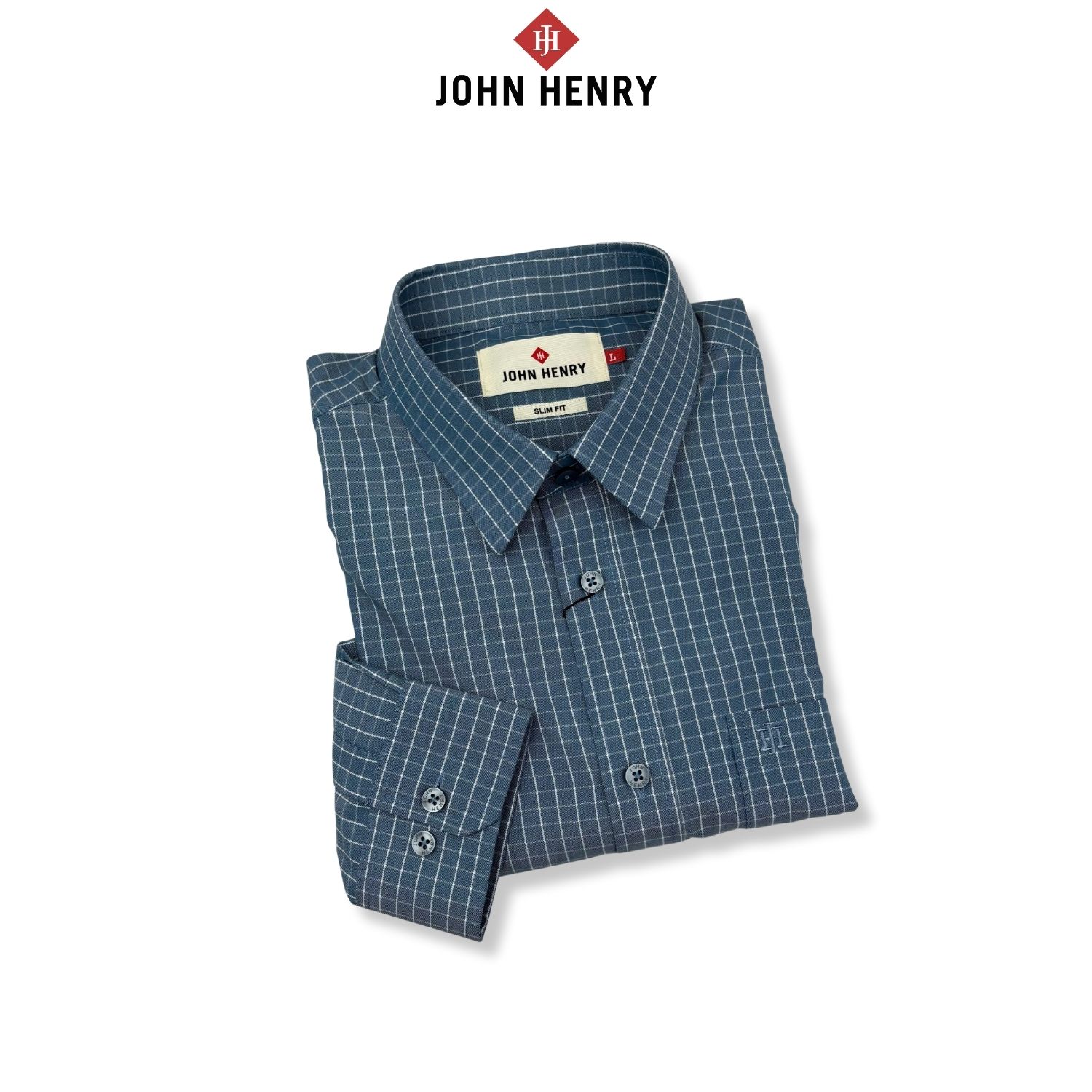 Áo Sơ Mi Nam Tay Dài John Henry Caro WS25FH89T-LDBB