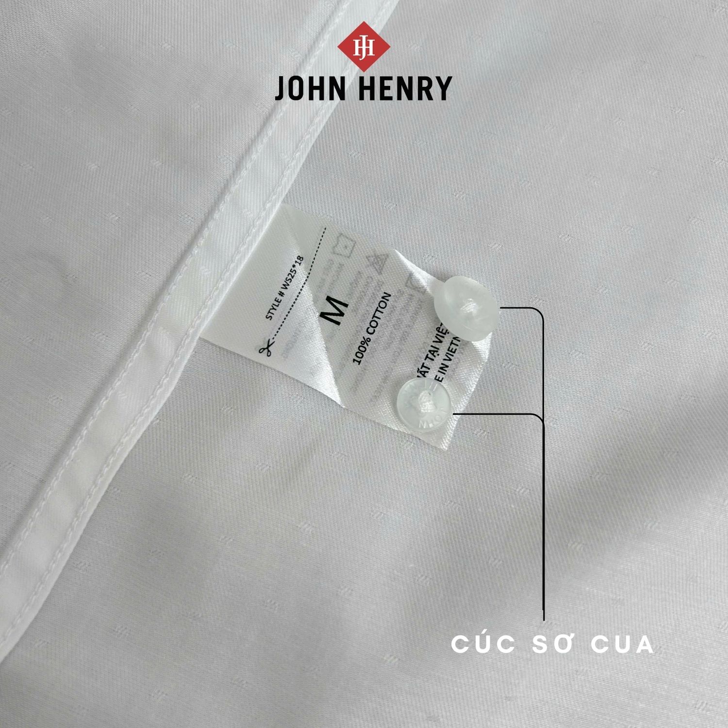 Áo Sơ Mi Nam Tay dài John Henry WS25SS18C-LD