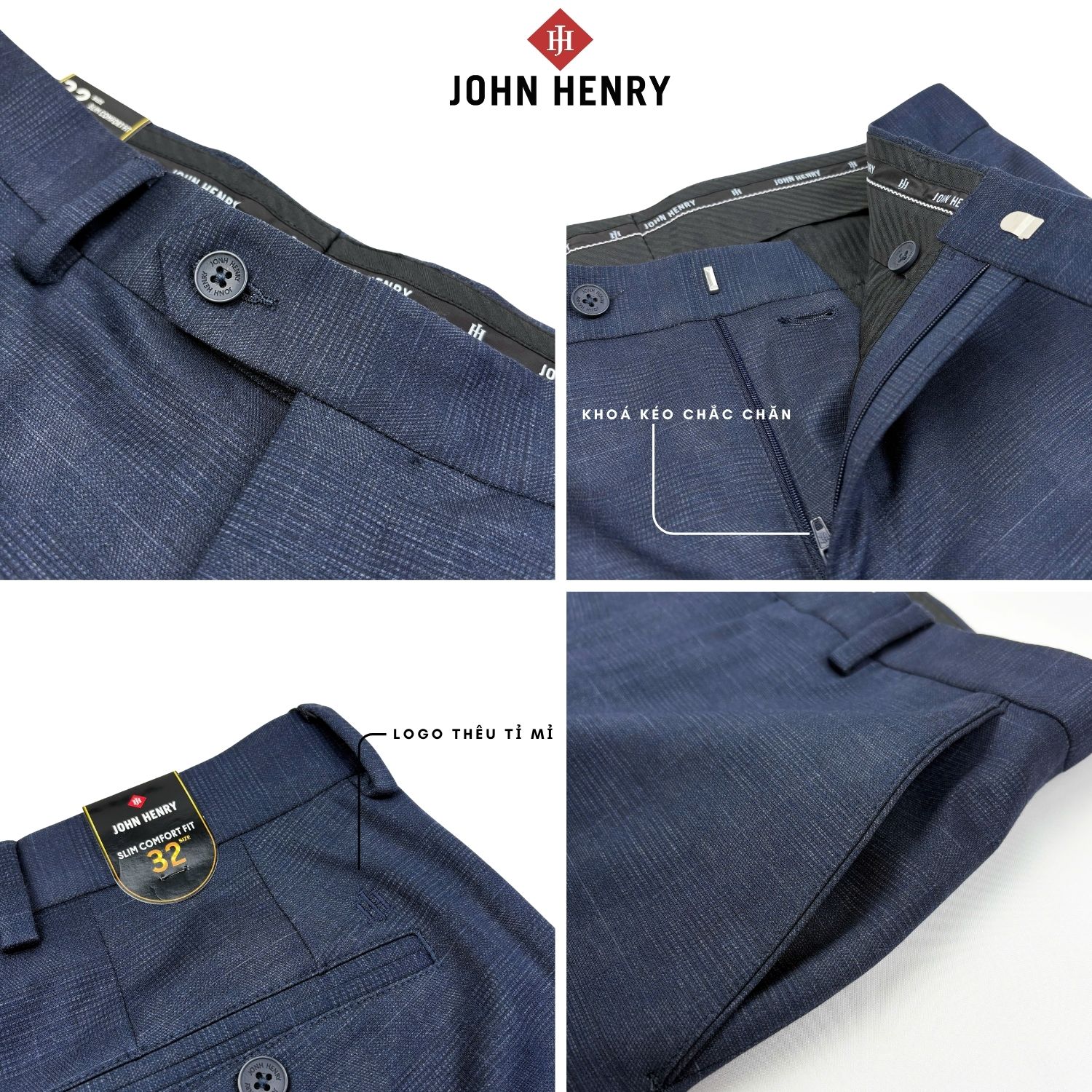 Quần Tây Nam Form Ôm Vừa DP25FH11T-NMSC