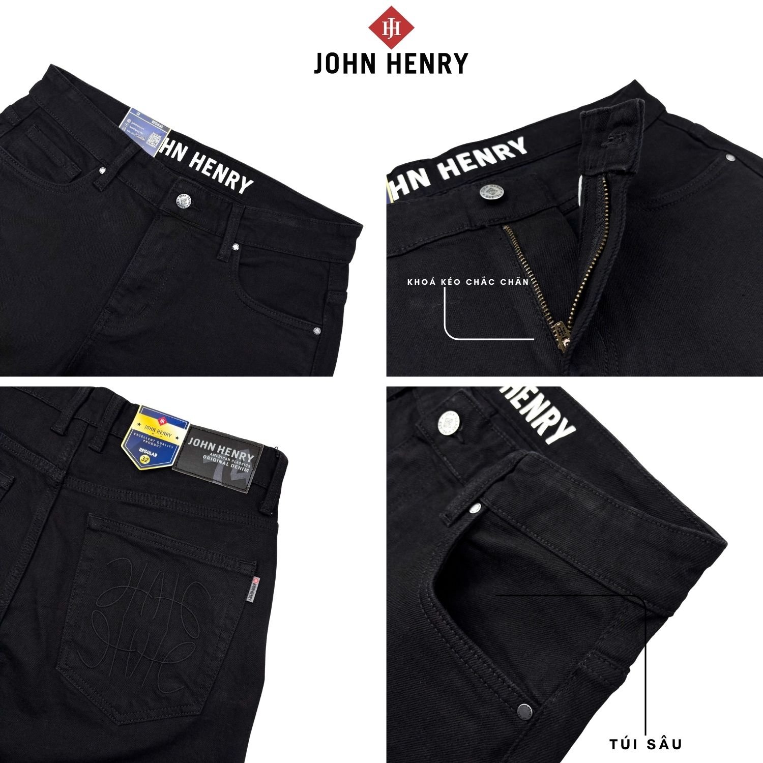 Quần Jeans Nam Form Vừa JN26SS18C-RG