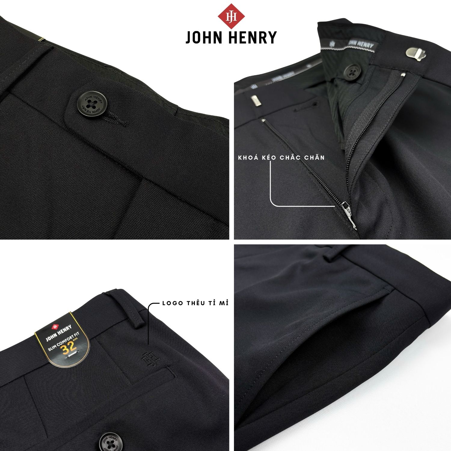 Quần Tây Nam Form Ôm Vừa DP25FH14P-NMSC