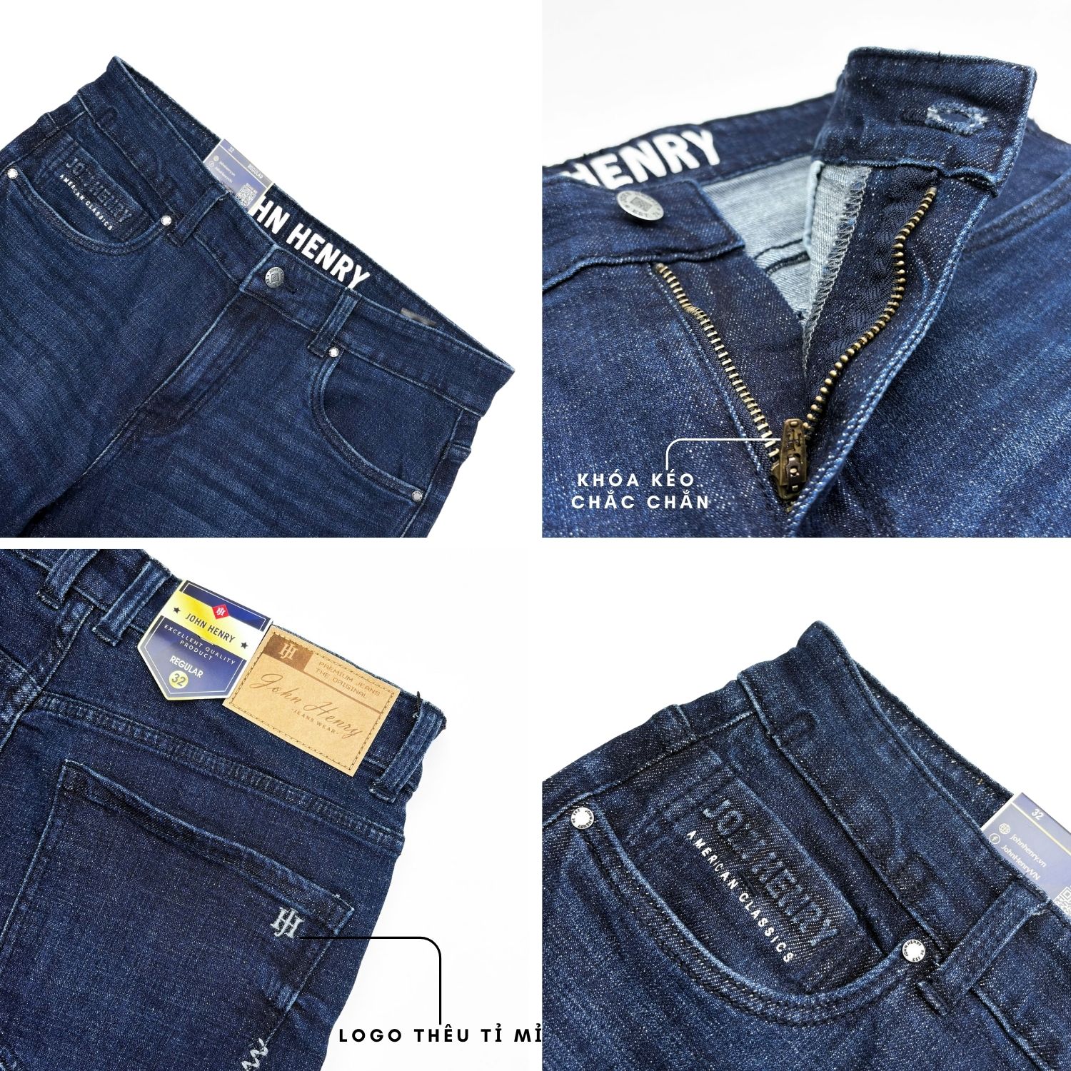 Quần Jeans Nam Form Vừa JN25FH42P-RG