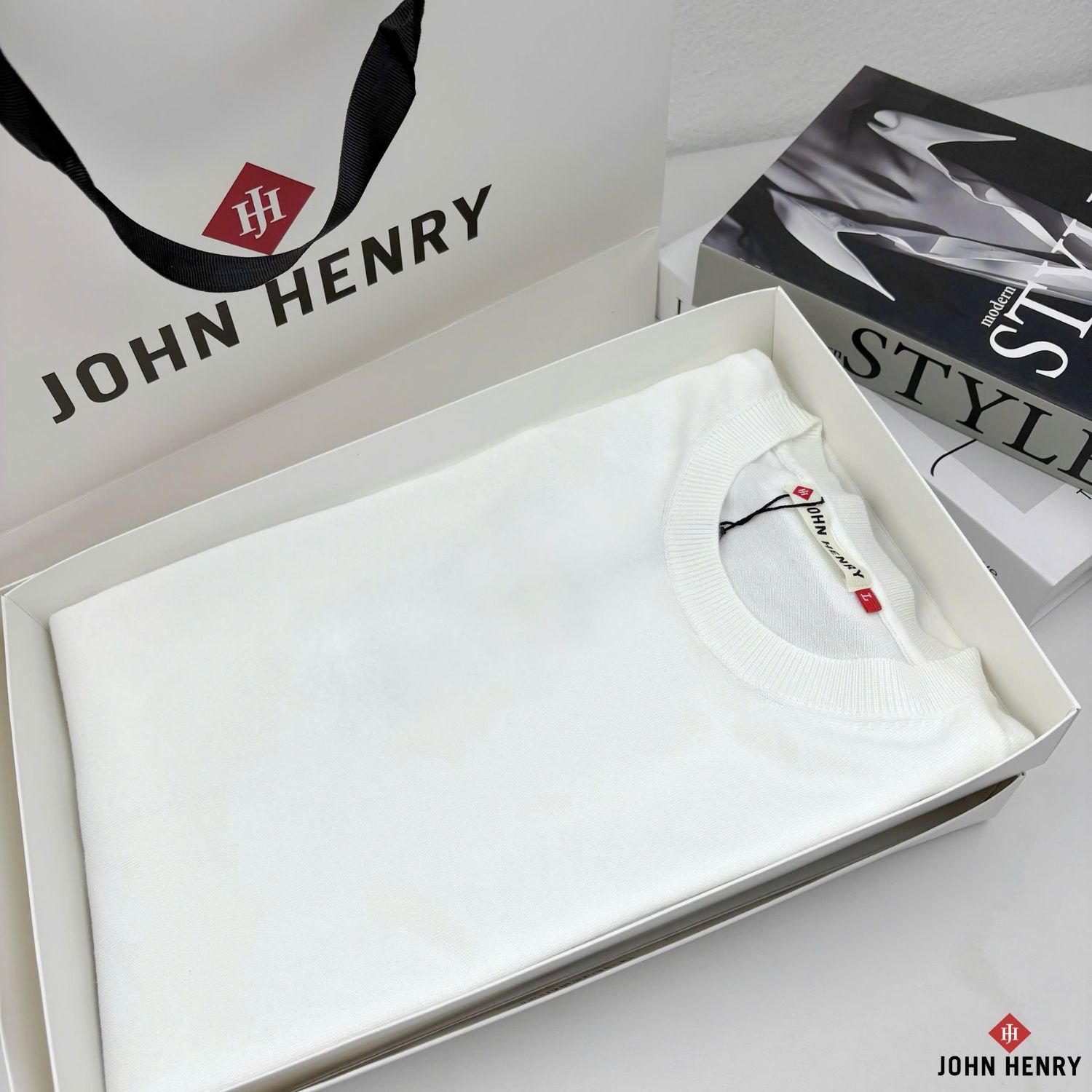 Áo Len Nam Cổ Tròn Tay Ngắn SW25FH09P-SA