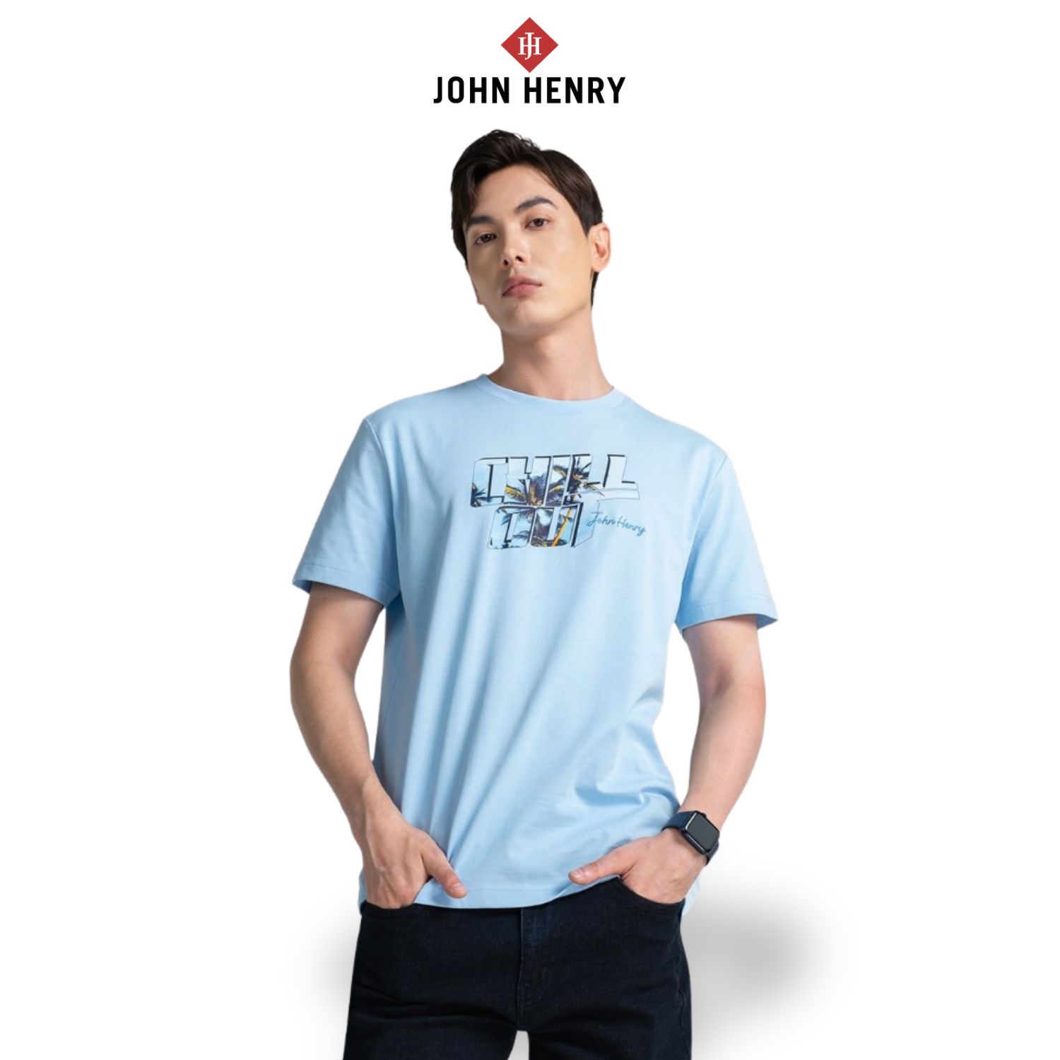 Áo Thun Nam Form Vừa Tay Ngắn TS25SS09C-RGUS