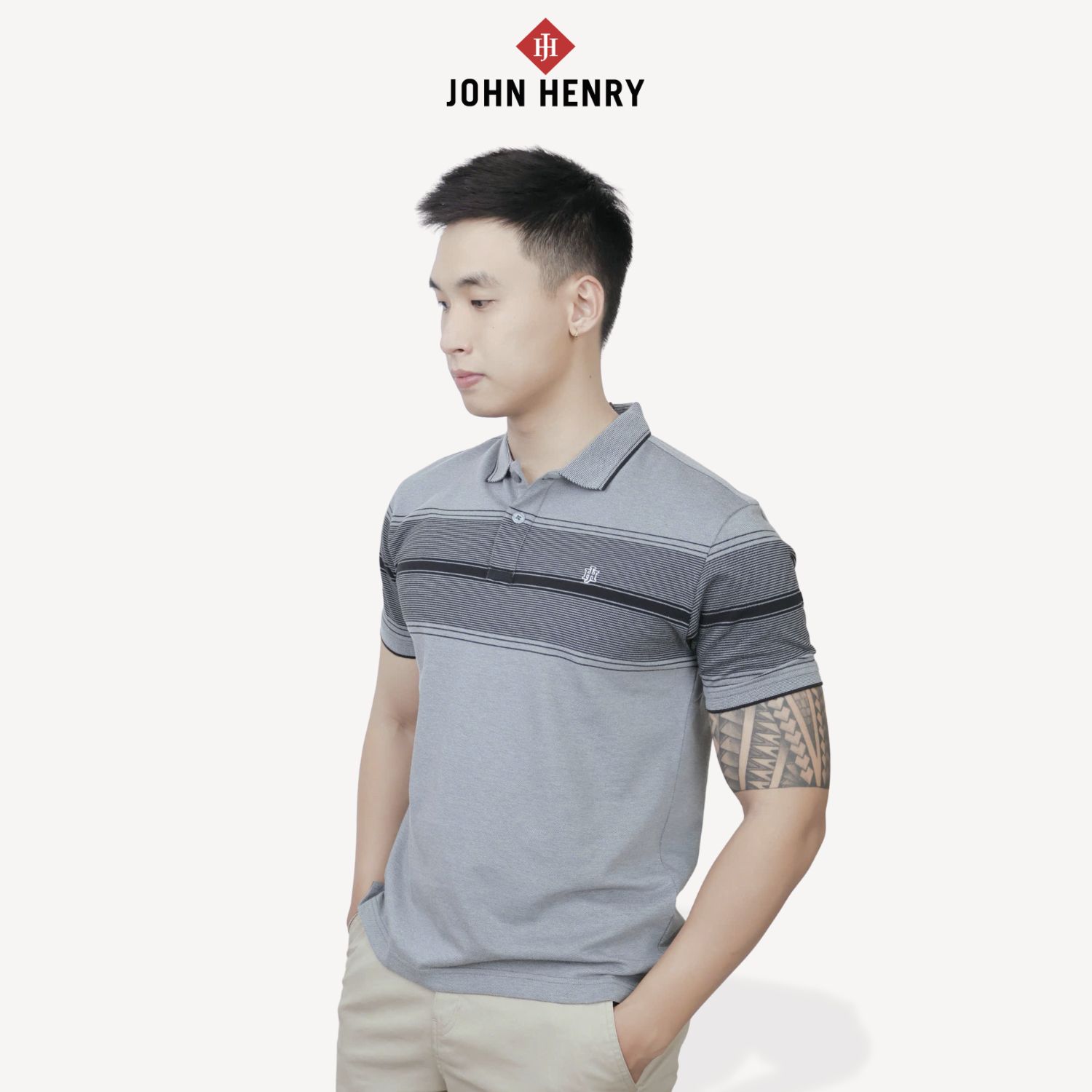 Áo Polo Nam Form Vừa Tay Ngắn KS25FH41C-SCHE