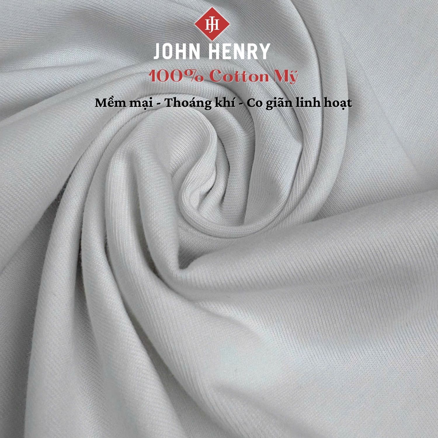 Áo Thun Nam John Henry tay ngắn cổ tròn TS24FH17C-RGUS
