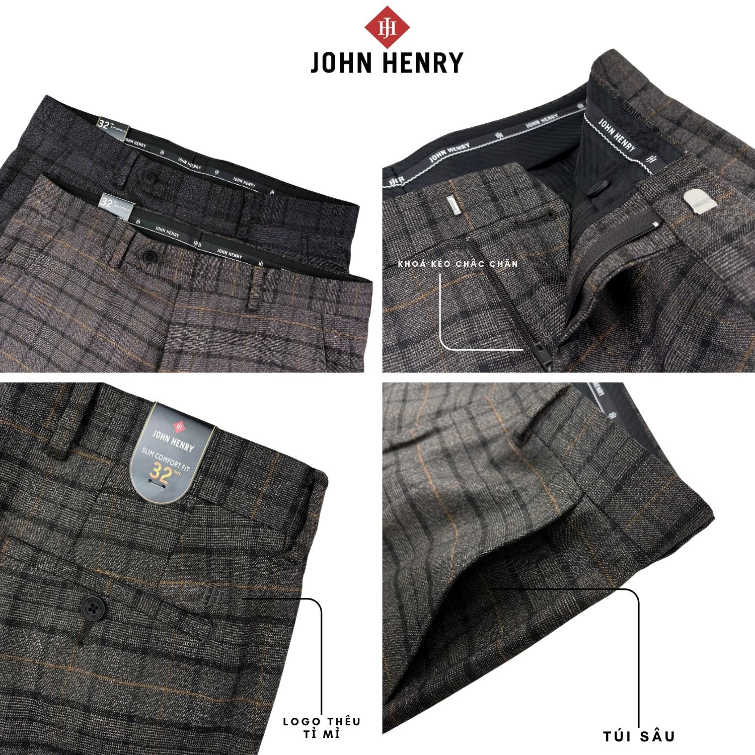 Quần Tây Nam Form Ôm Vừa DP26SS10P-NMSC