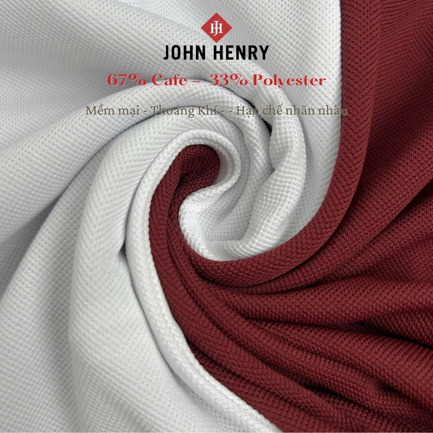 Áo Polo Nam Ngắn Tay John Henry Form Vừa KS25SS11C-SCCA