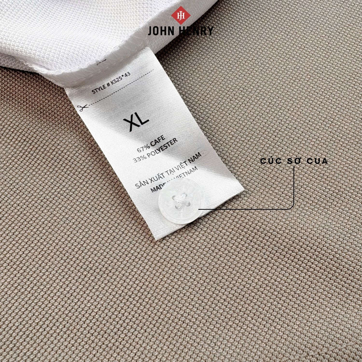 Áo Polo Nam Form Vừa Tay Ngắn KS25FH43C-SCCA