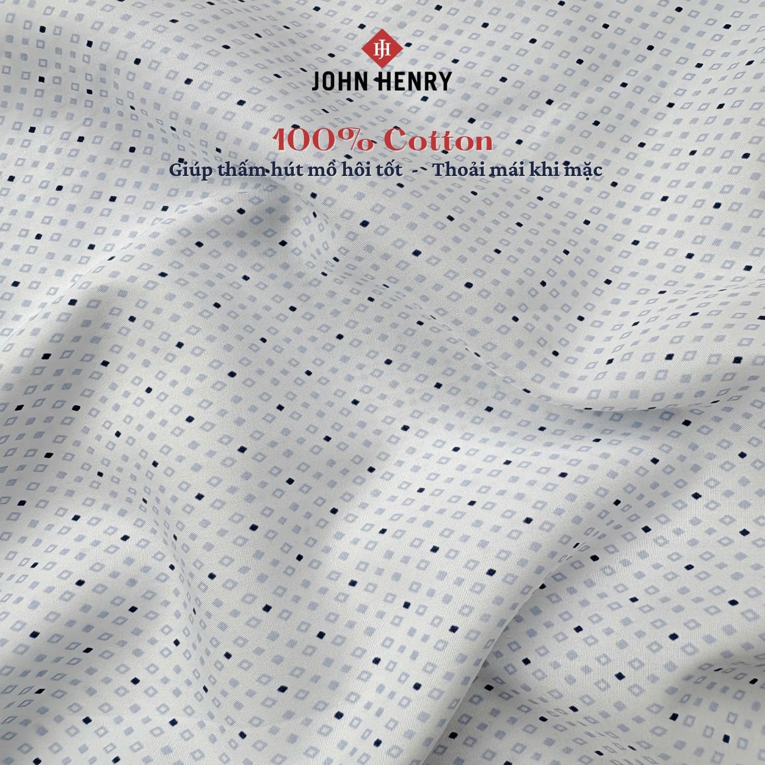 Áo Sơ Mi Nam Tay Dài Form Ôm Họa Tiết WS25SS59C-LD