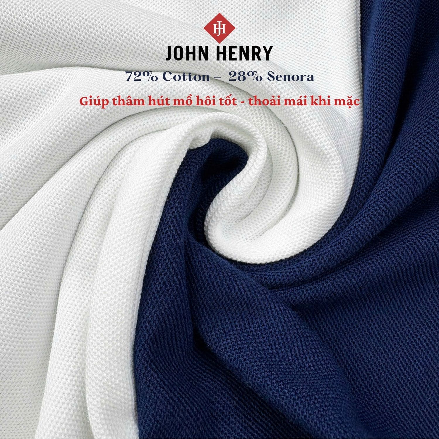 Áo Polo Nam Ngắn Tay John Henry  Form Vừa KS25SS15C-SC