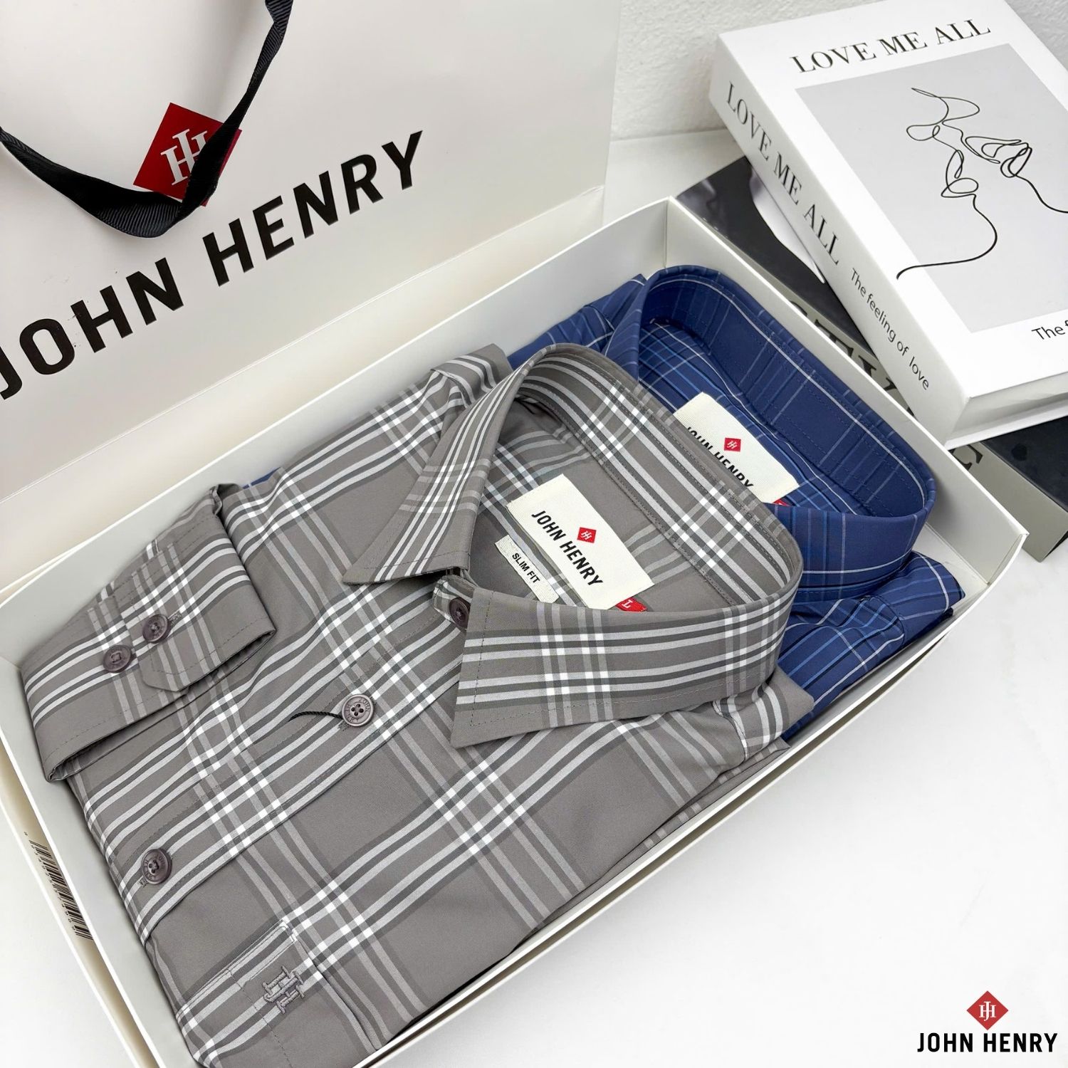 Áo Sơ Mi Nam Tay Dài John Henry Caro WS25FH83T-LDBB