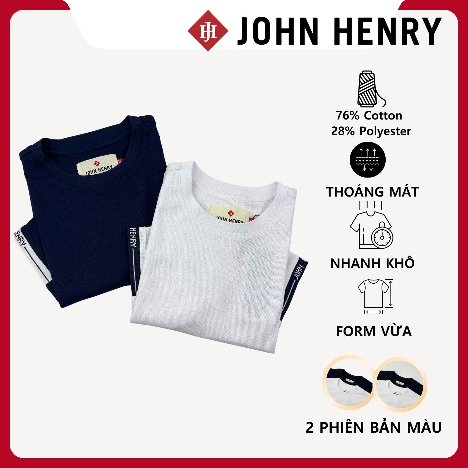 Áo Thun Nam Tay Ngắn Form Vừa TS26SS03M-RGSR