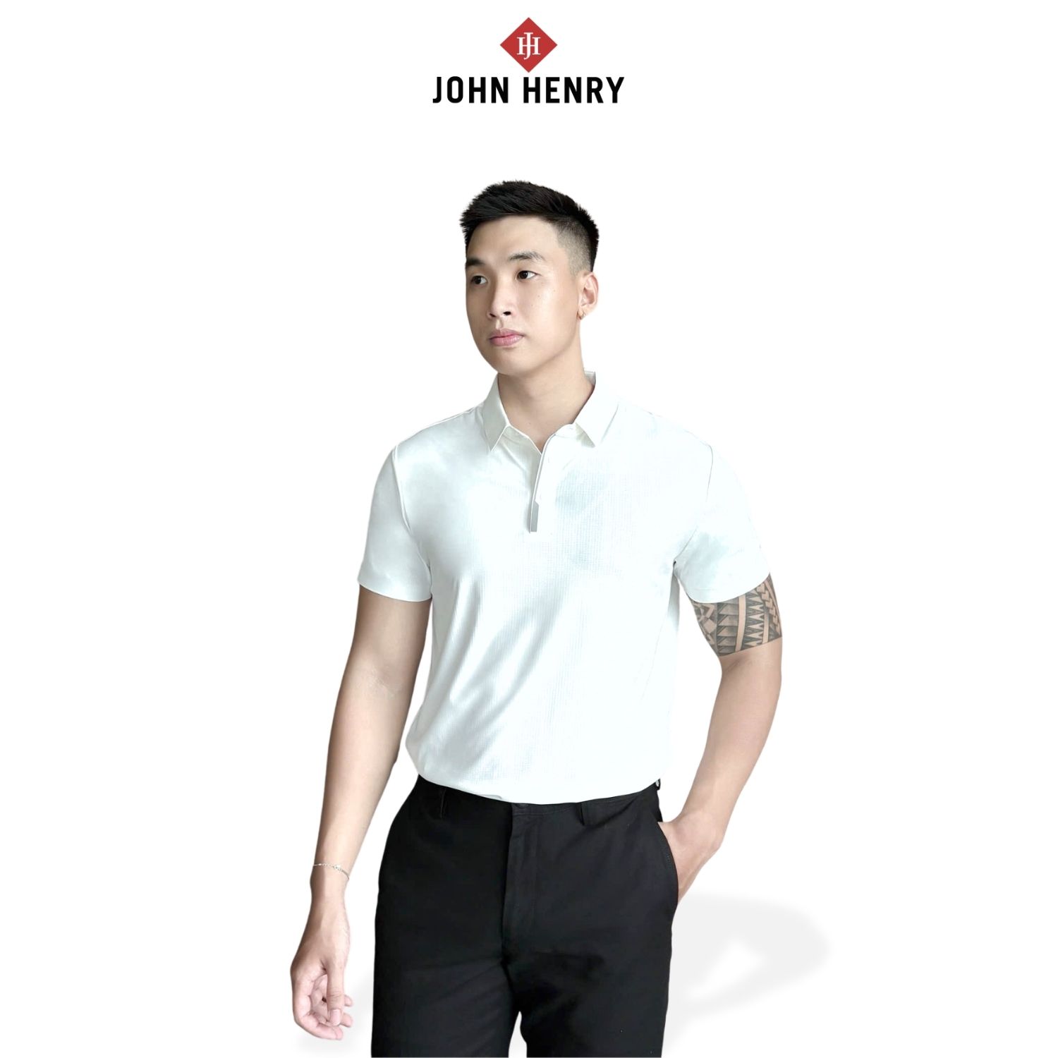 Áo Polo Nam Ngắn Tay Form Vừa KS26SS40-AT