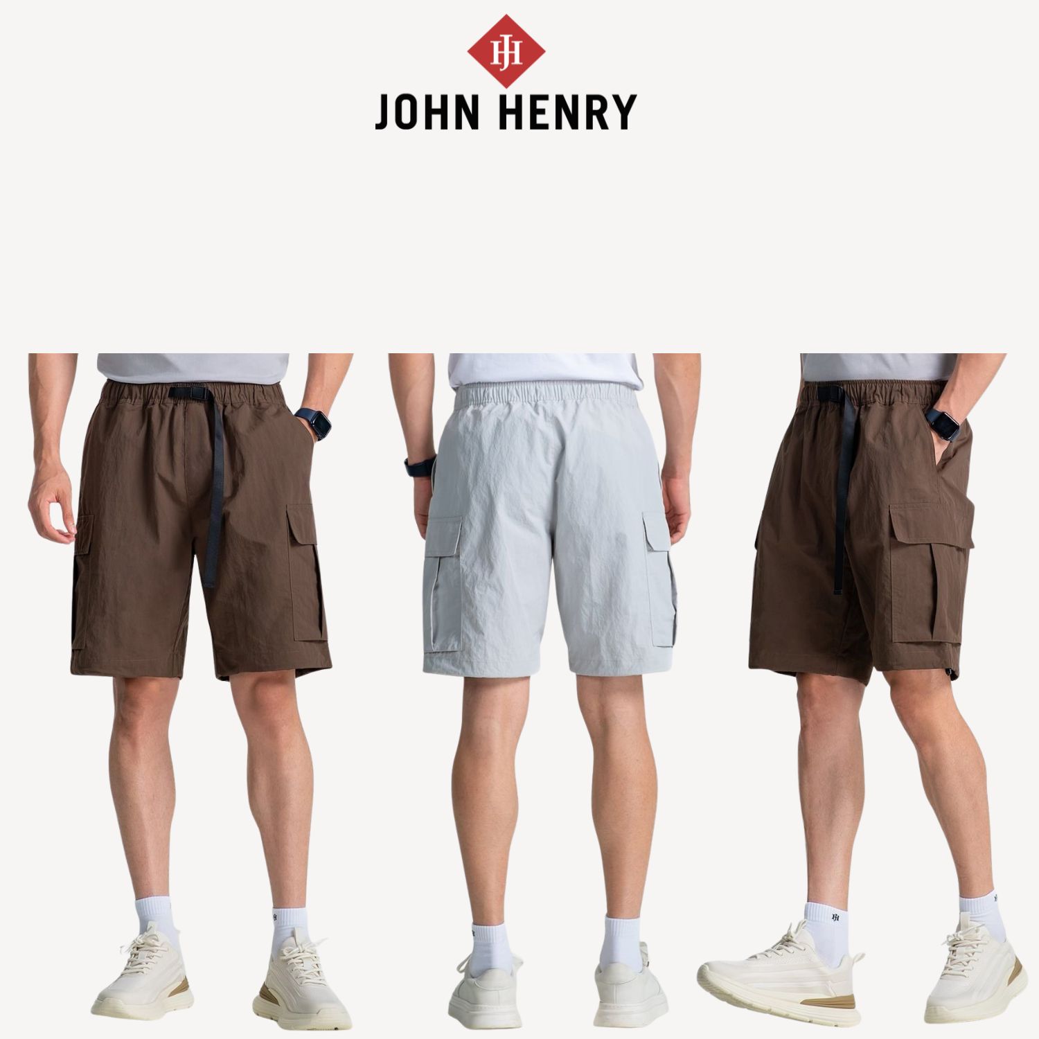 Quần Short Nam John Henry SP25SS13T-AK