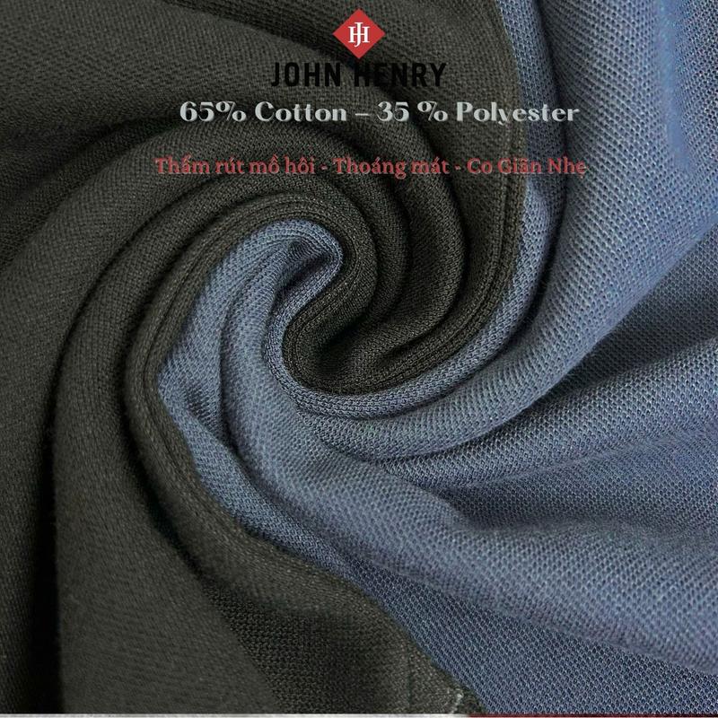 Áo Polo Nam Ngắn Tay John Henry Form Vừa KS25SS21T-SC
