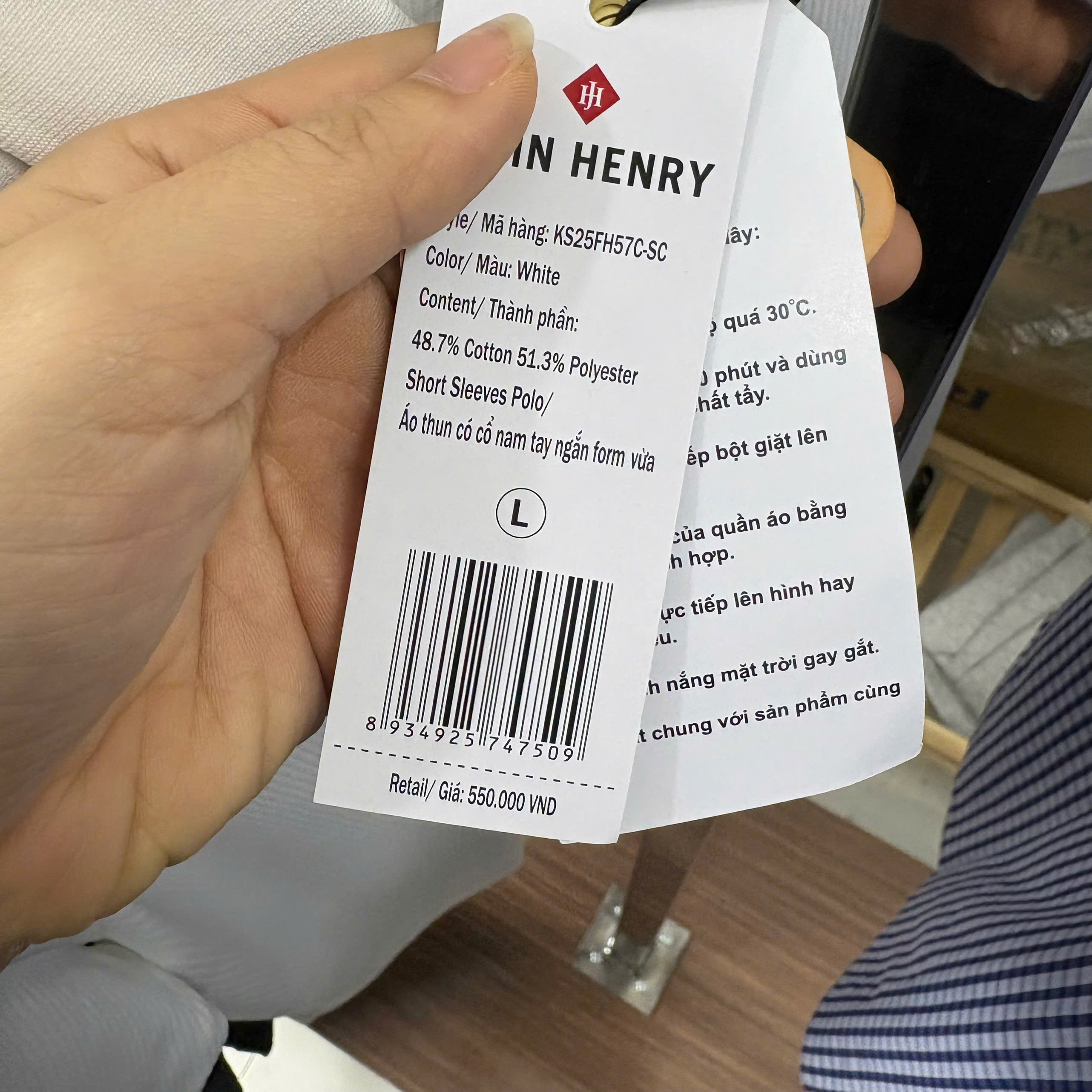 Áo Polo Nam Tay Ngắn Form Vừa KS25FH57C-SC