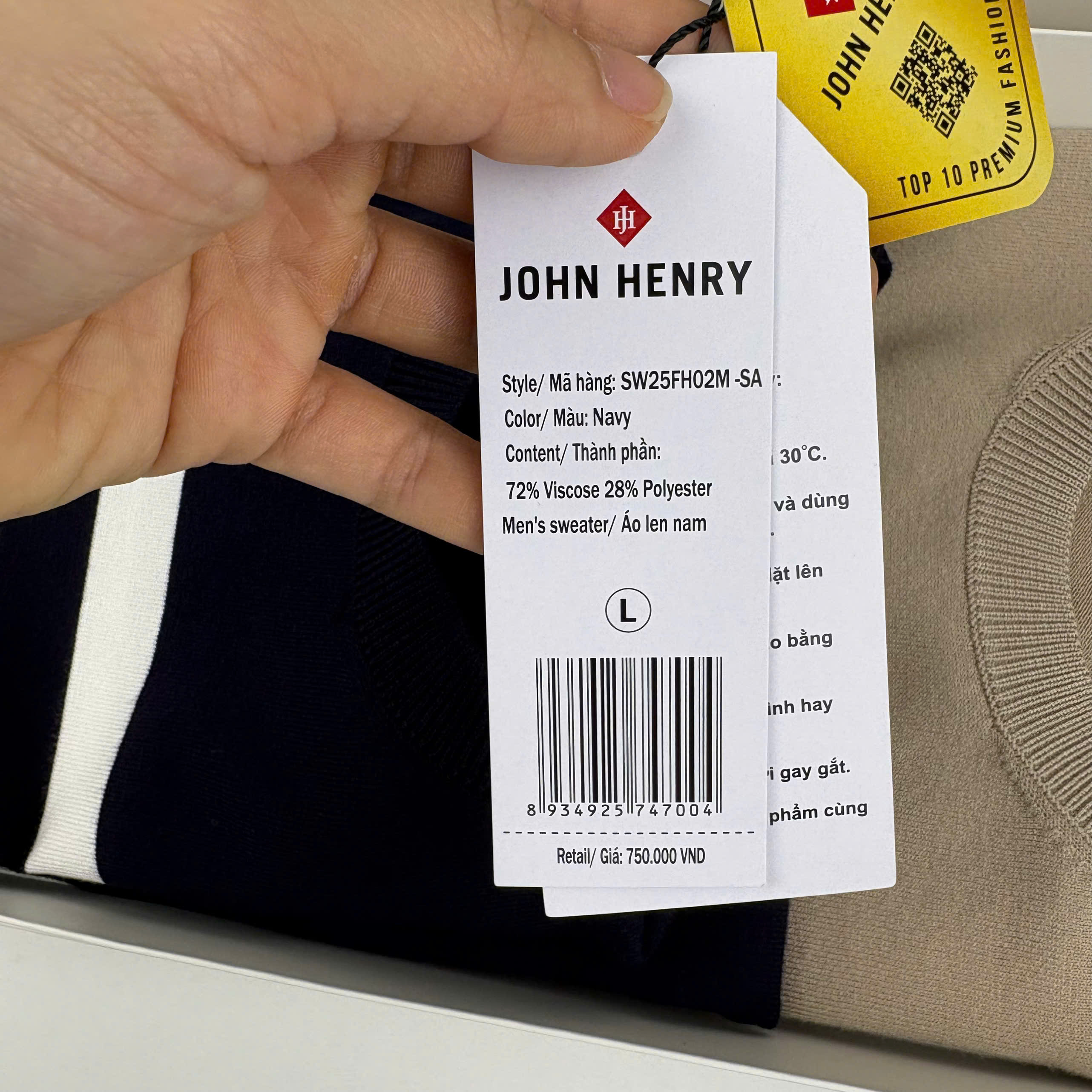 Áo Len Nam Cổ Tròn Tay Ngắn SW25FH02M-SA