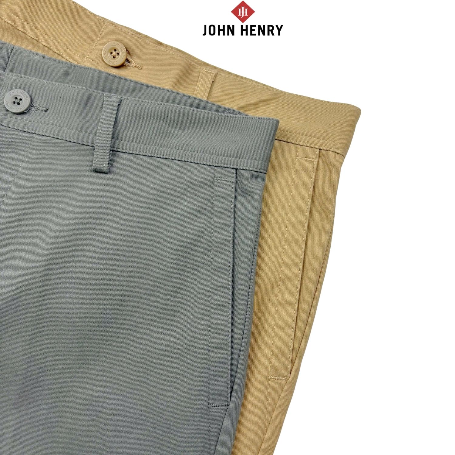 Quần Short Kaki Nam John Henry độ dài trên gối SP25SS18C-AK