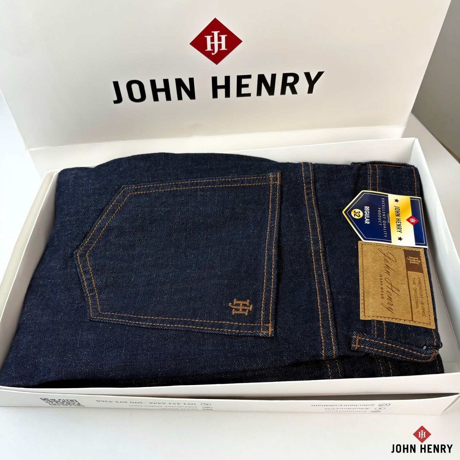 Quần Jeans Nam Form Vừa JN25FH38C-RG