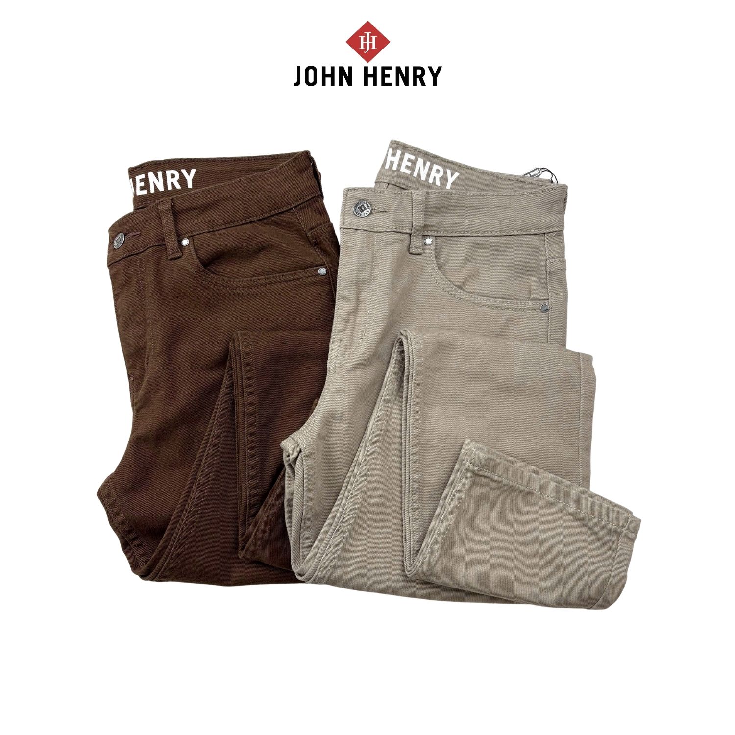Quần Kaki Nam John Henry KP25SS12C-JNSL - Slim Fit - Form Ôm