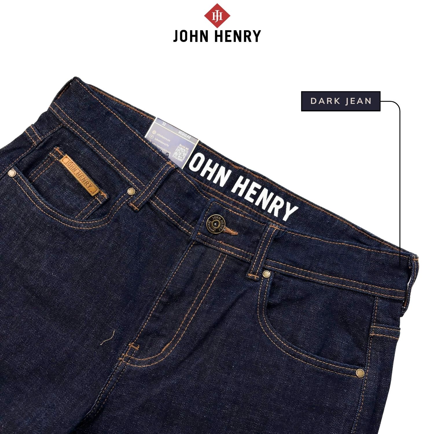 Quần Jeans Nam Form Vừa JN25FH38C-RG