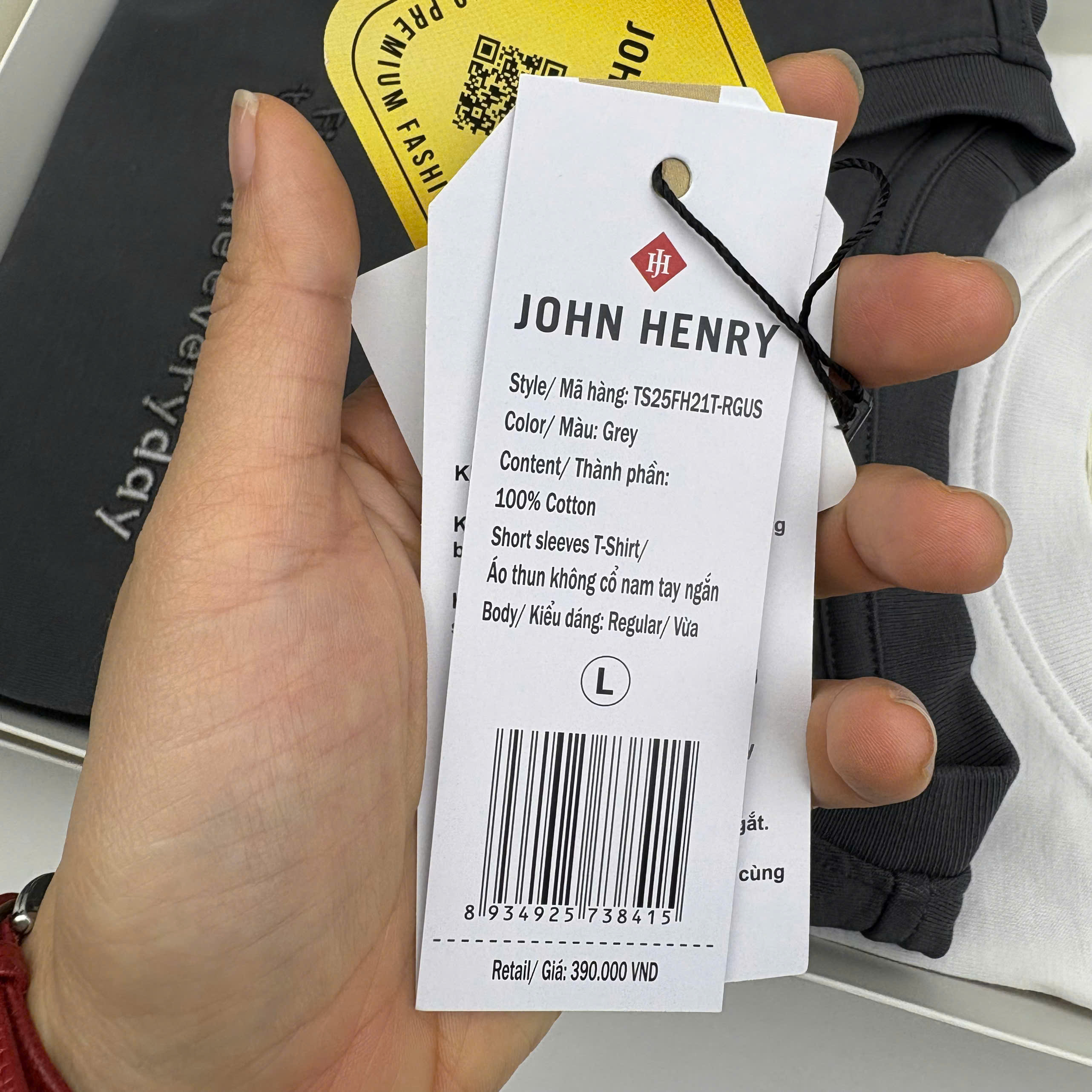 Áo Thun Nam Form Vừa TS25FH21T-RGUS