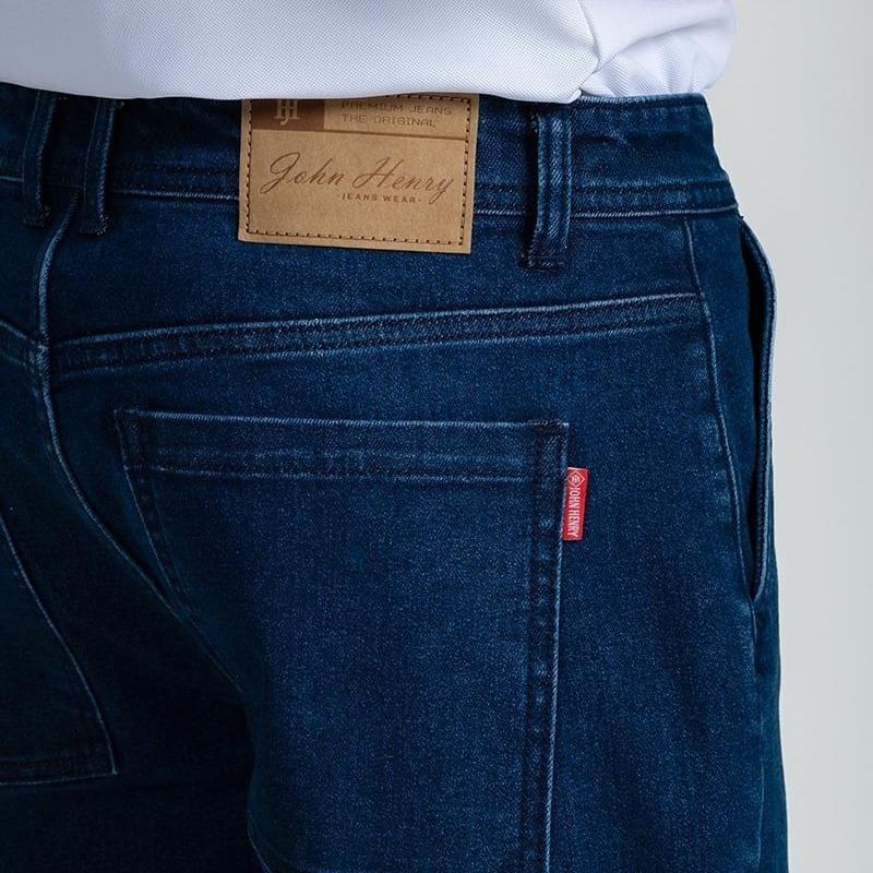 Quần Short jean Nam John Henry độ dài trên gối SP25SS07C-JN