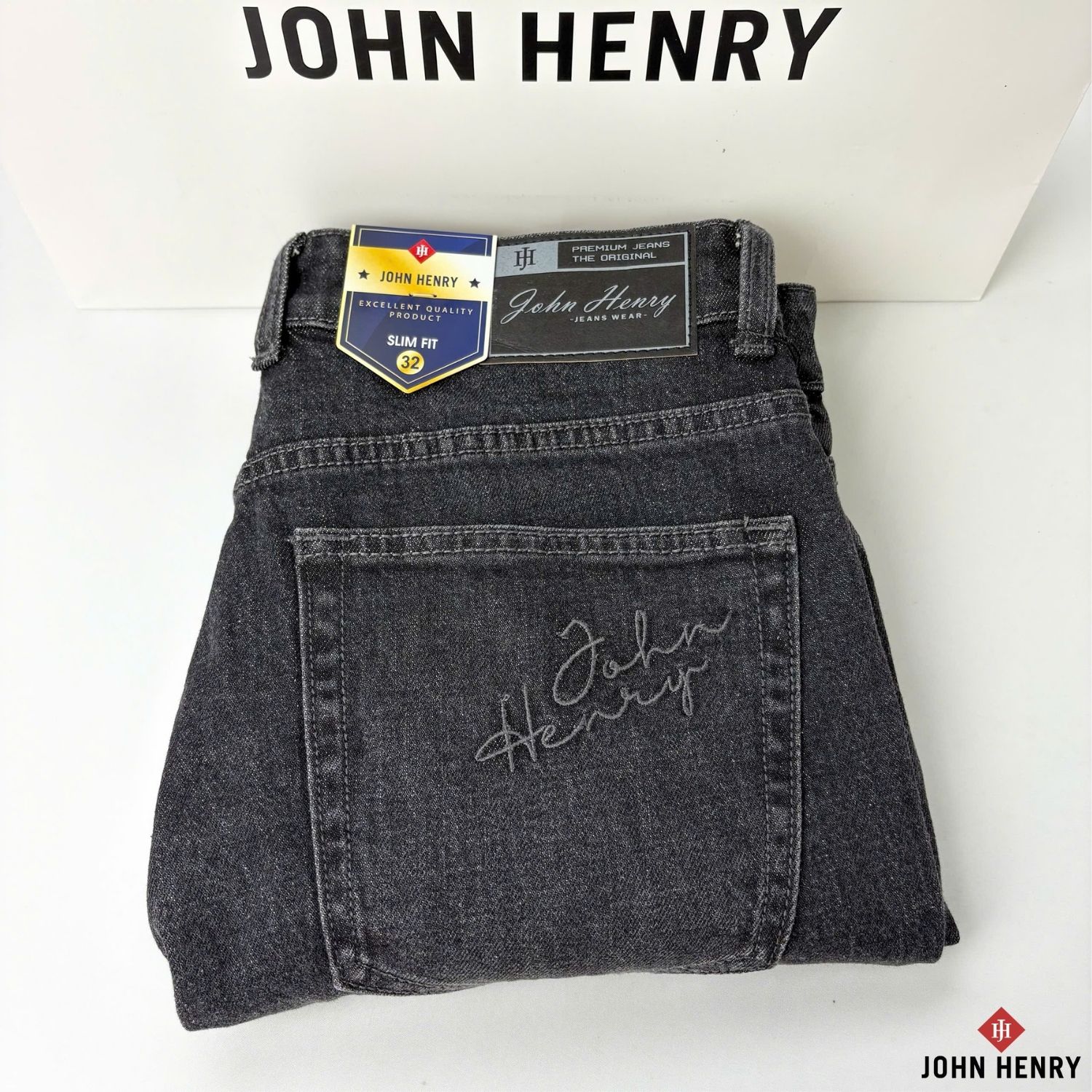 Quần Jeans Nam Form Ôm JN25FH34T-SL