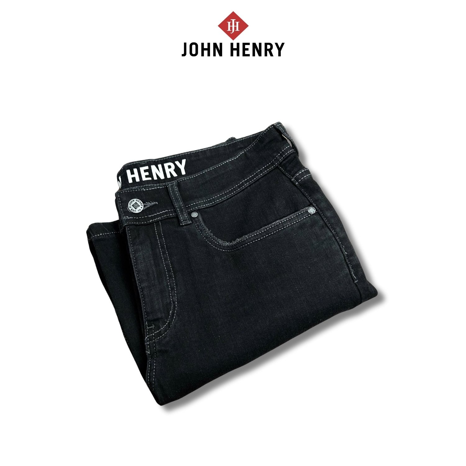 Quần Short jean Nam John Henry độ dài trên gối SP24FH14T-JN