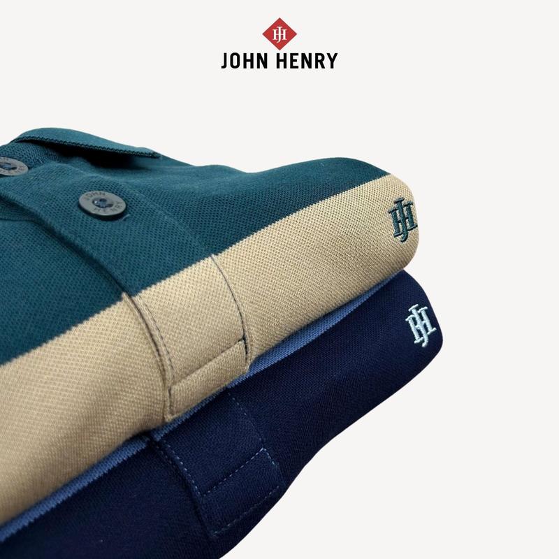 Áo Polo Nam Ngắn Tay John Henry Nam Form Vừa Tay Ngắn KS25SS18C-SC