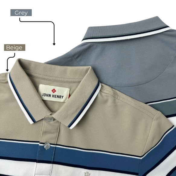 Áo Polo Nam Ngắn Tay John Henry  Form Vừa KS26SS12P-SCHE