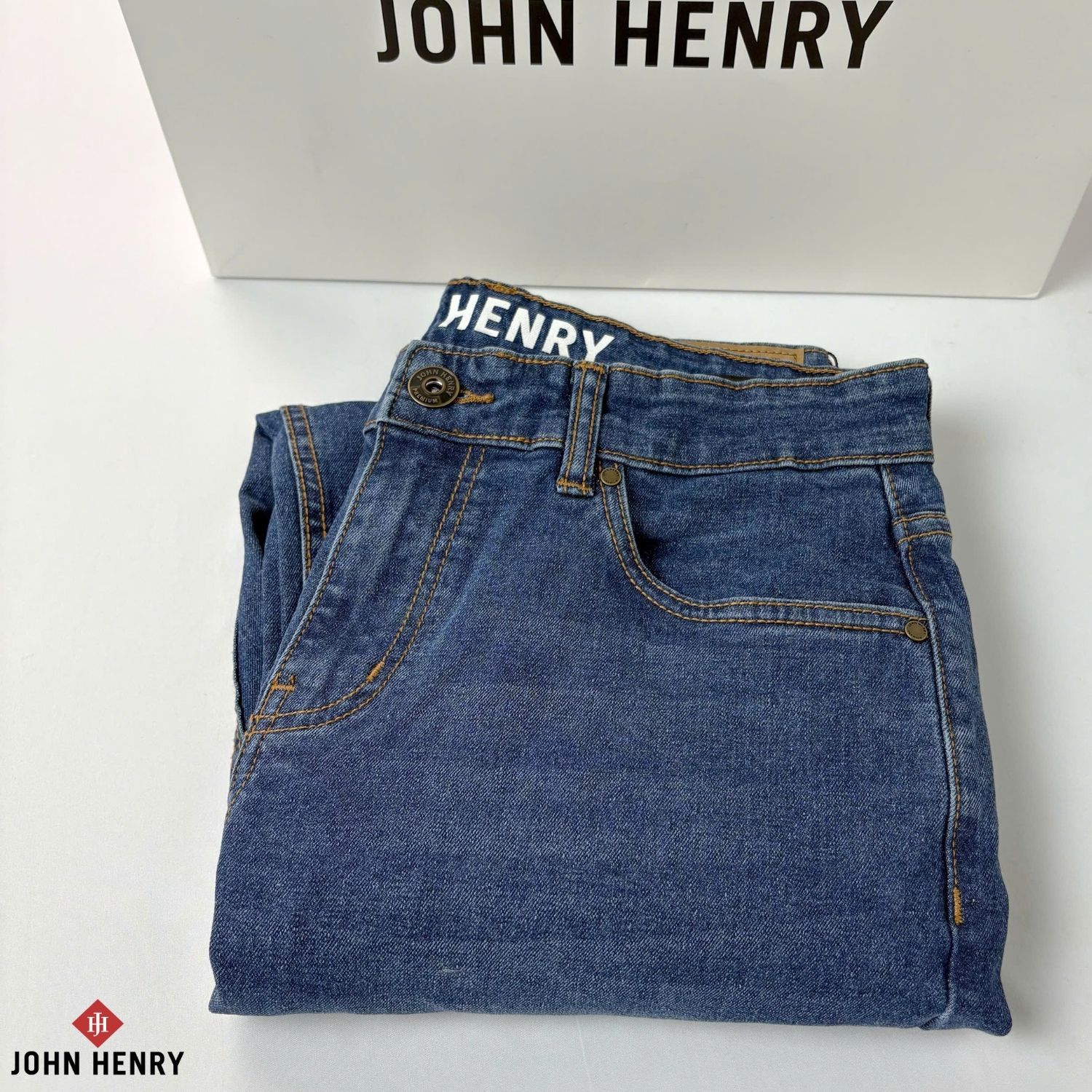 Quần Jean Dài Nam John Henry JN25SS32T-RG - Form Vừa - Regular
