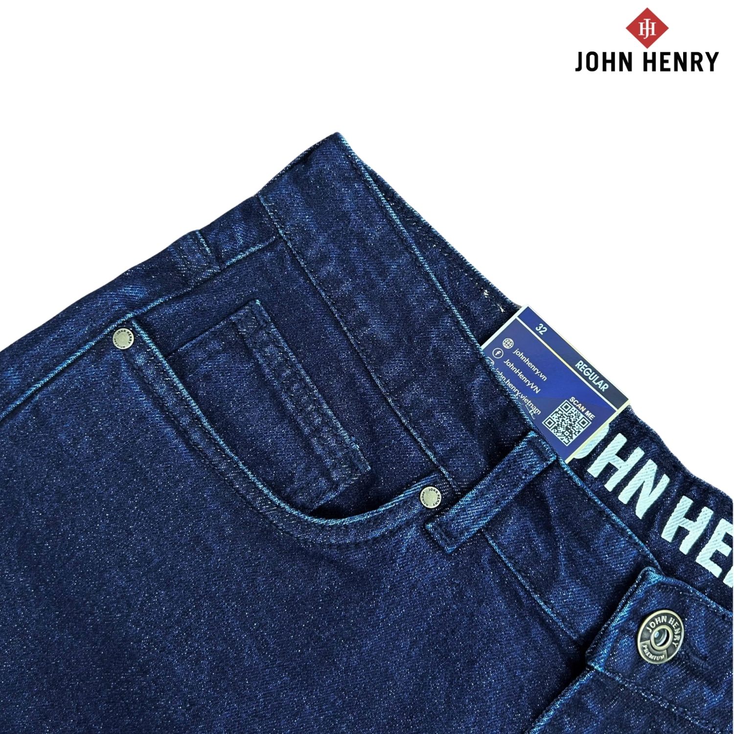Quần Jean Dài Nam John Henry Form Vừa JN25SS19T-RG - Regular