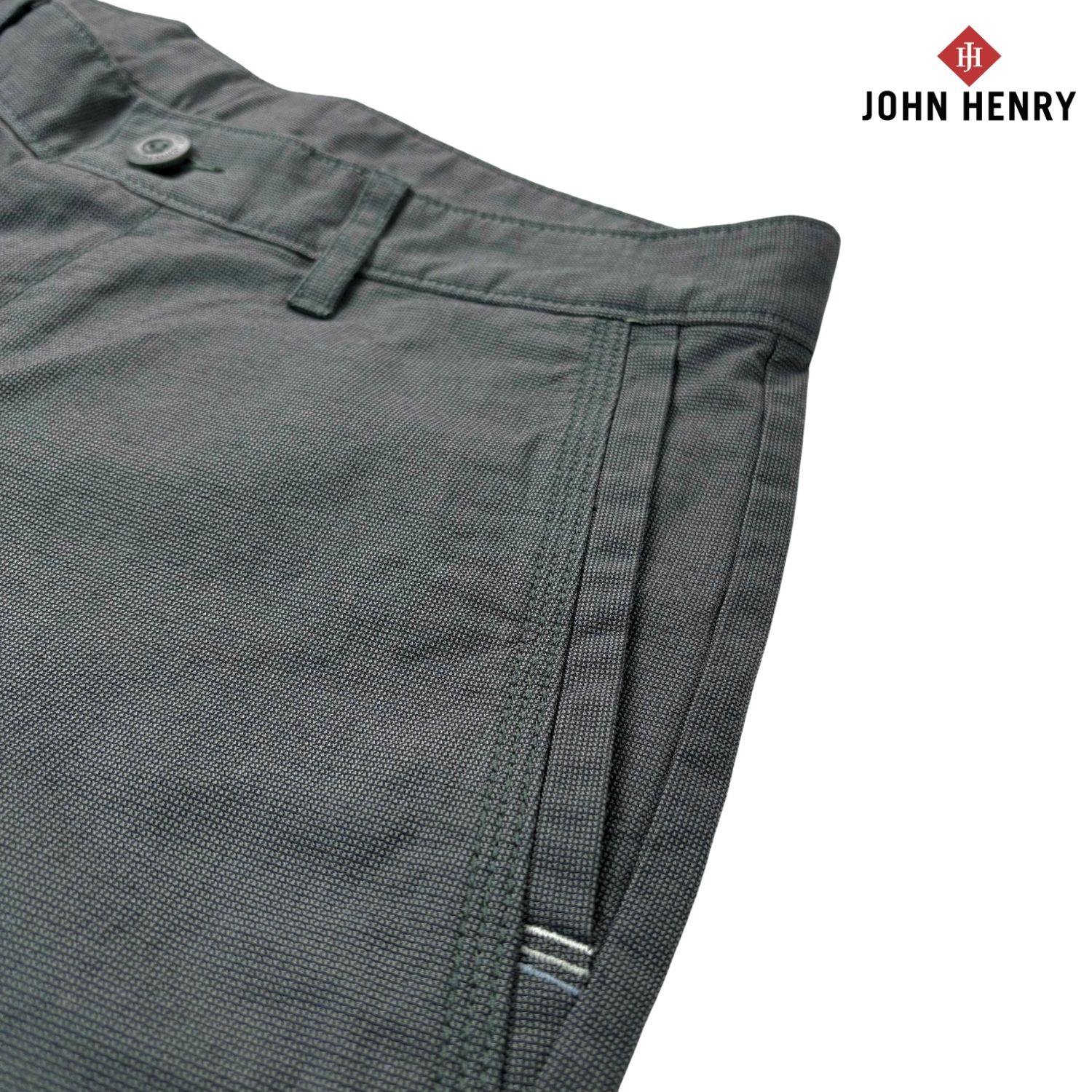 Quần Short Jean Nam John Henry Trẻ Trung Năng Động SP25FH20C-AK
