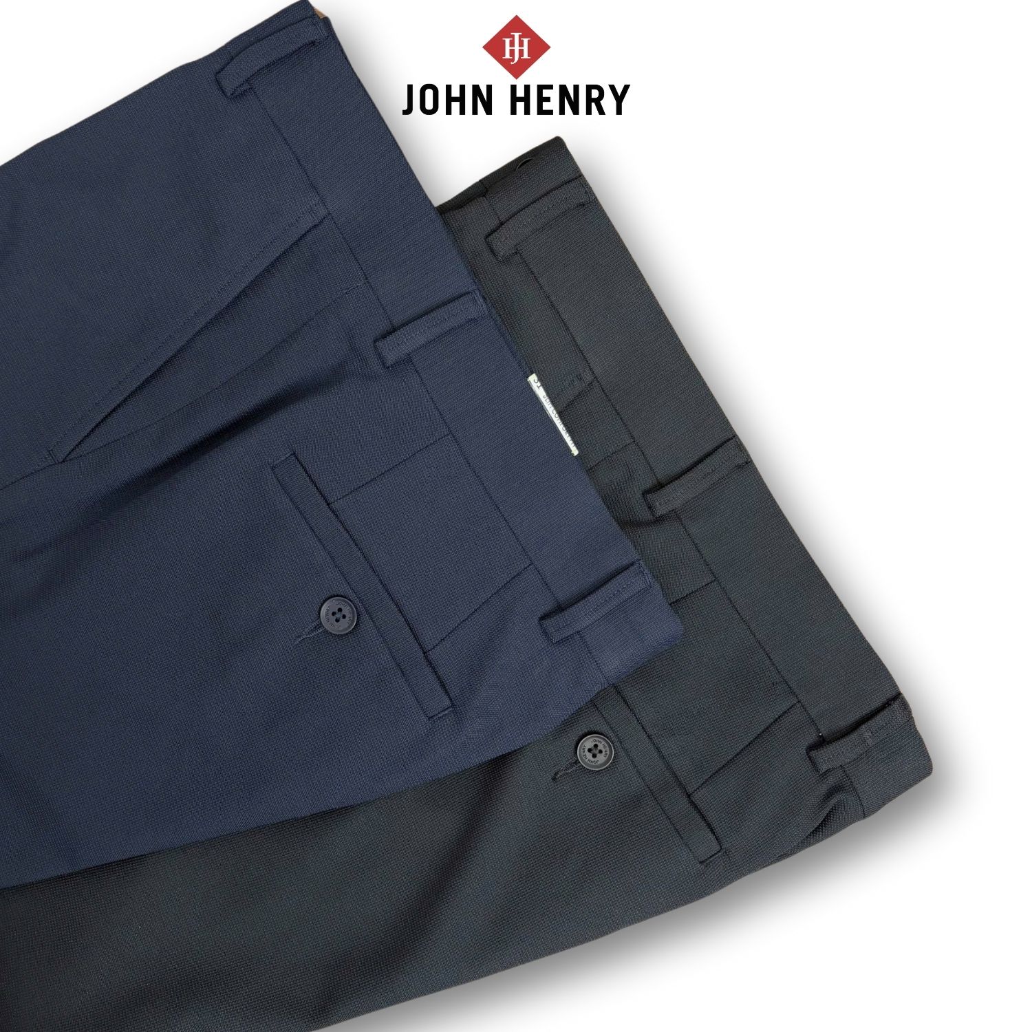 Quần Tây Nam John Henry DP25ES01P-NMSC-SLIM COMFORFIT - FORM ÔM VỪA