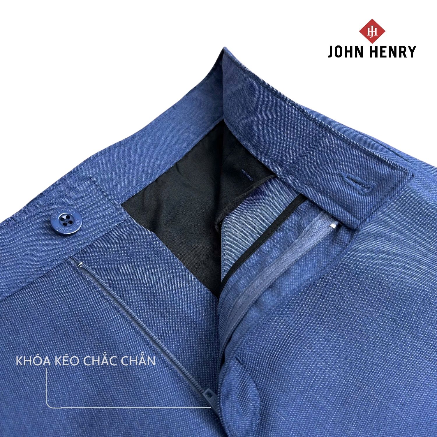 Quần Short Nam John Henry thõa mái độ dài trên gối SP25SS12P-AK