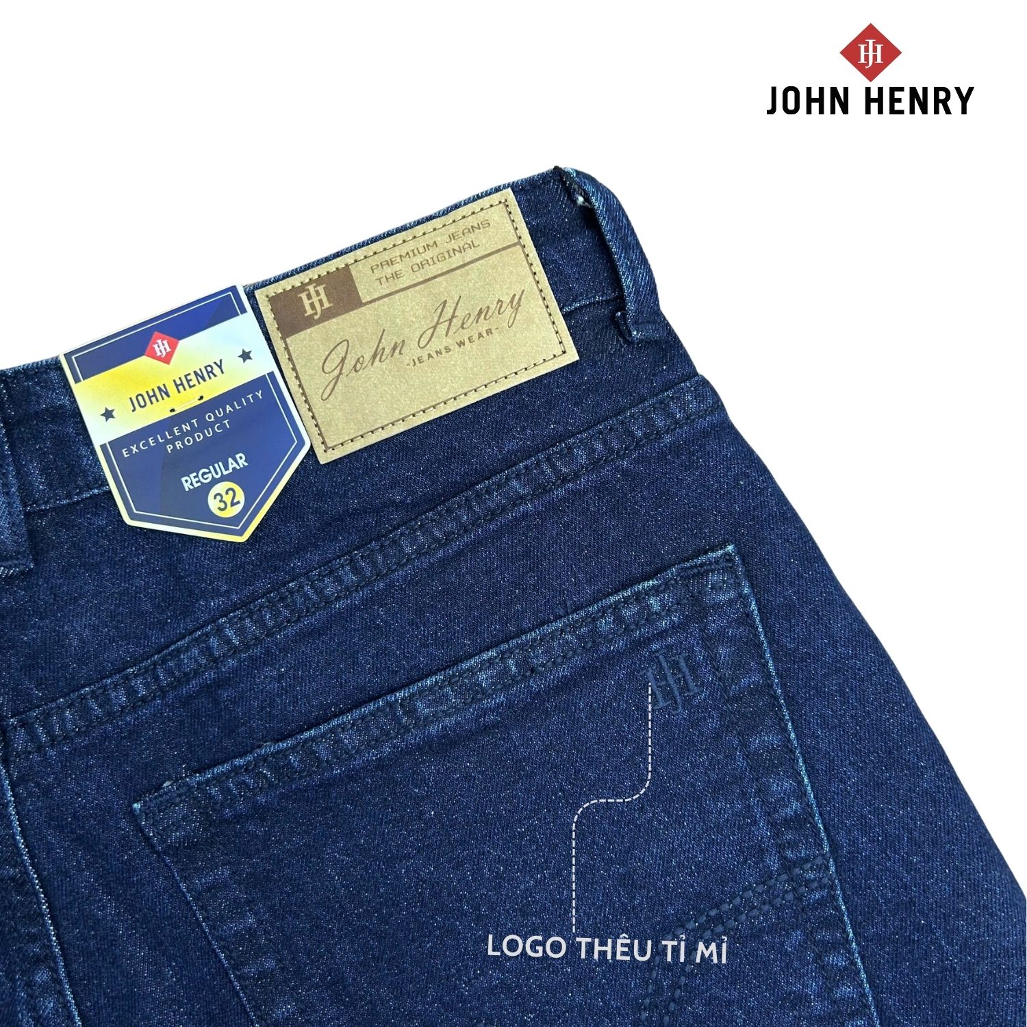 Quần Jean Dài Nam John Henry Form Vừa JN25SS19T-RG - Regular