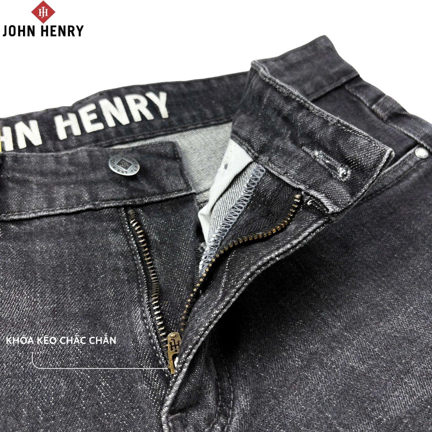 Quần Jeans Nam Form Ôm JN25FH34T-SL