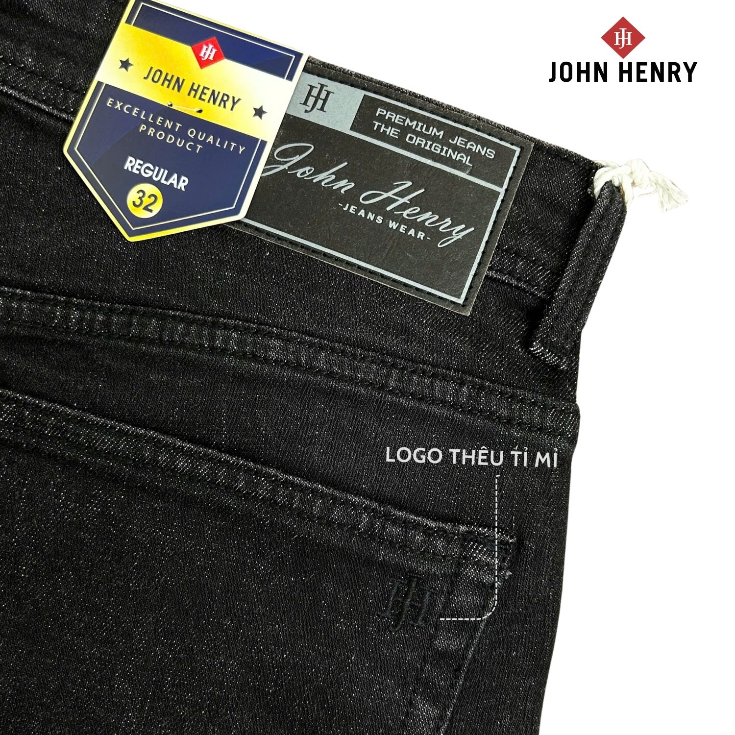 Quần Short Jean Nam John Henry Trẻ Trung Năng Động SP25SS06T-AKJN